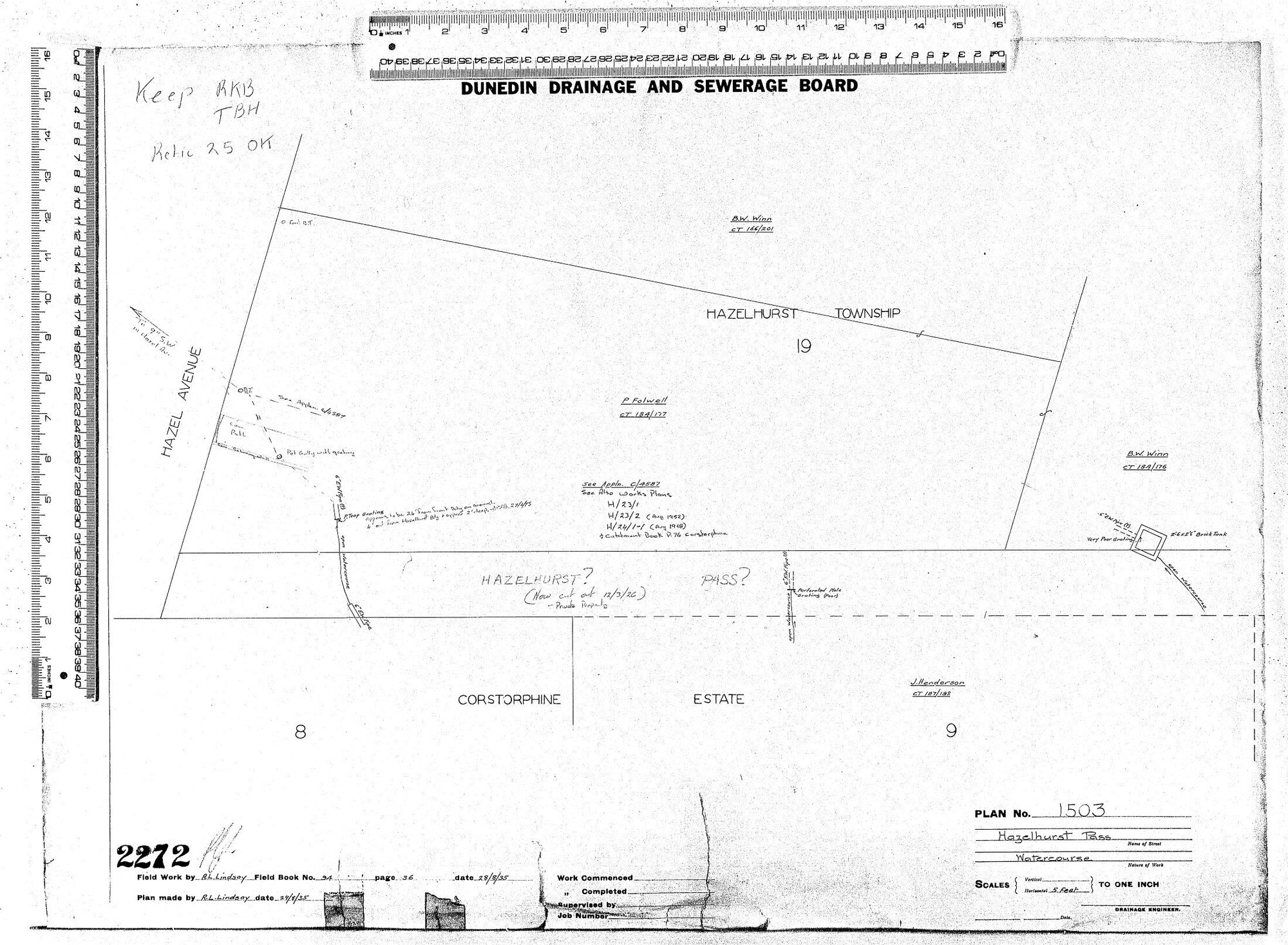HAZELHURST PASS WATERCOURSE