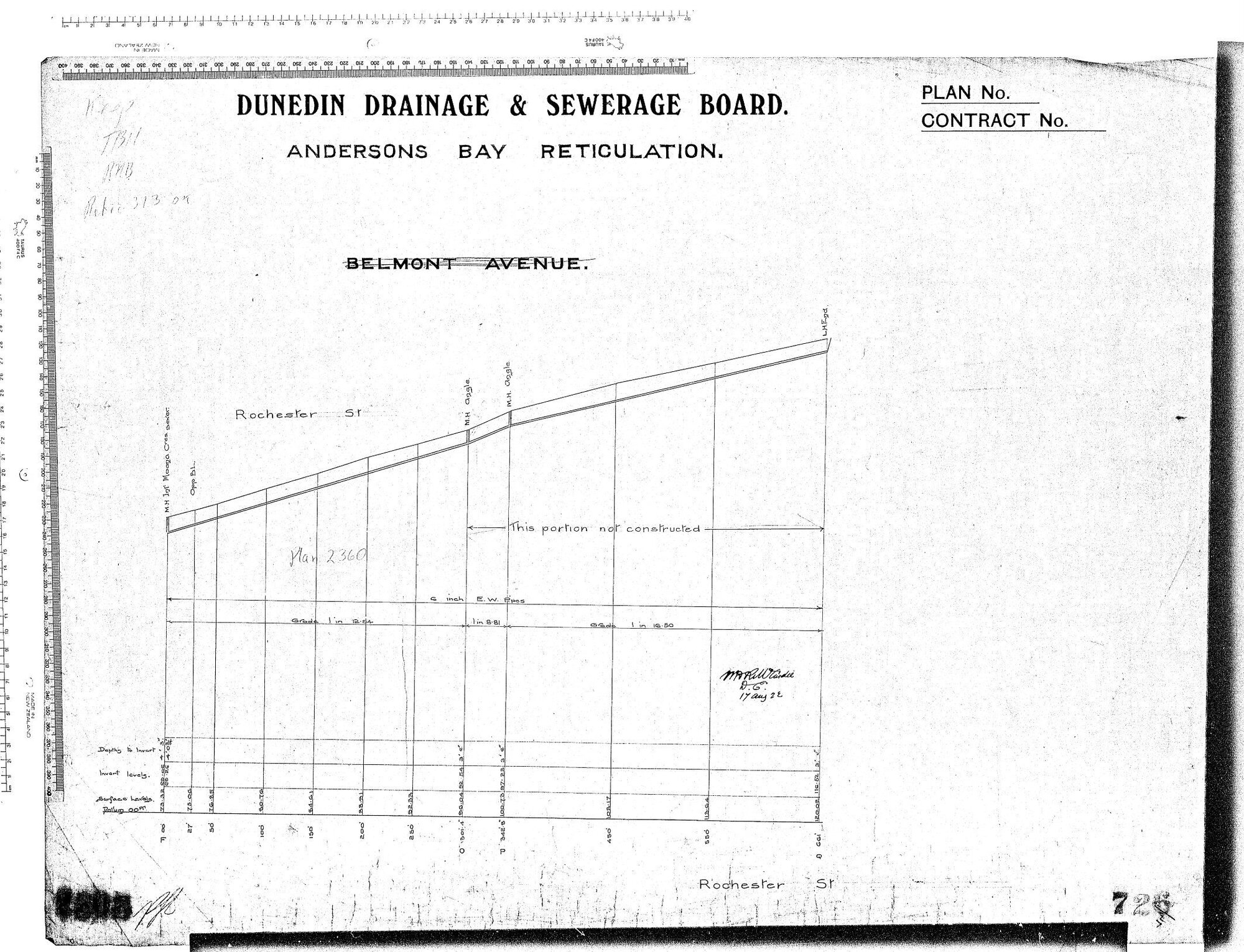ANDERSONS BAY RETICULATION ROCHESTER STREET 