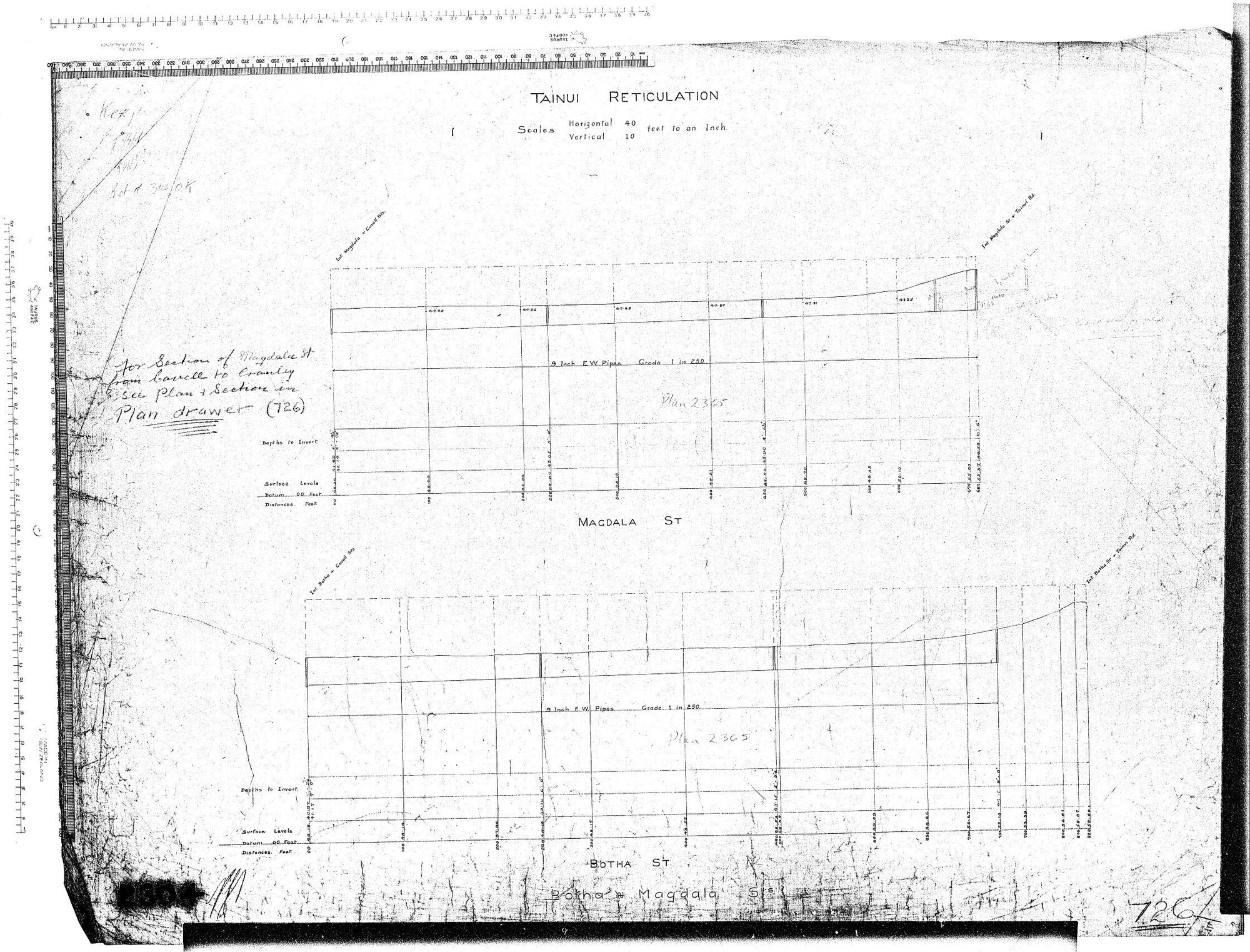 TAINUI RETICULATION BOTHA &amp; MAGDALA STREET