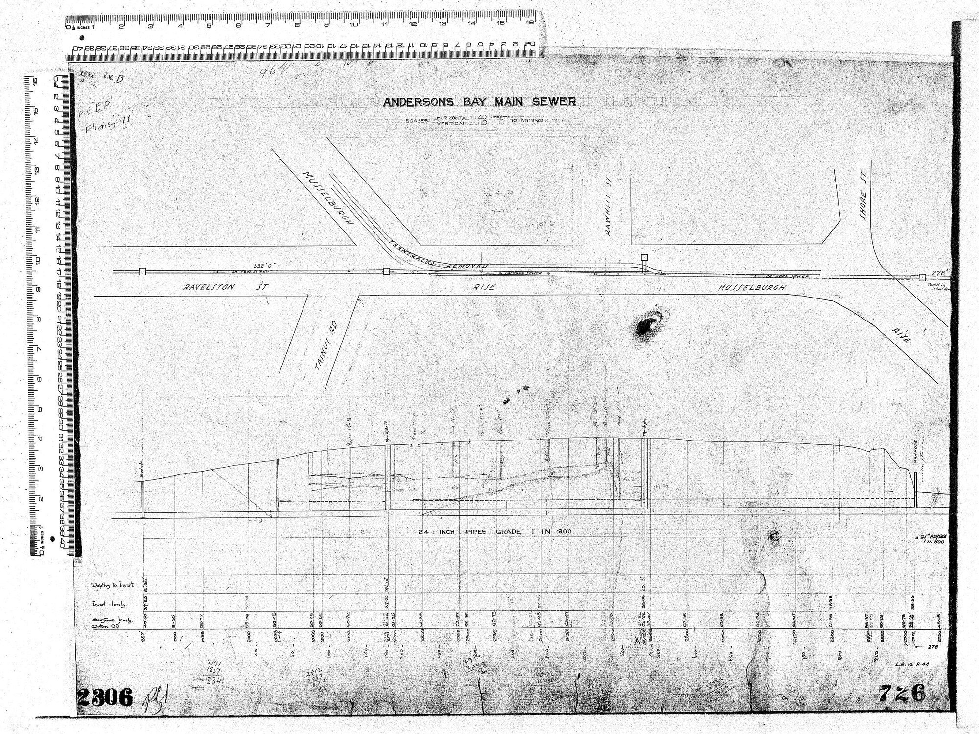 ANDERSONS BAY MAIN SEWER