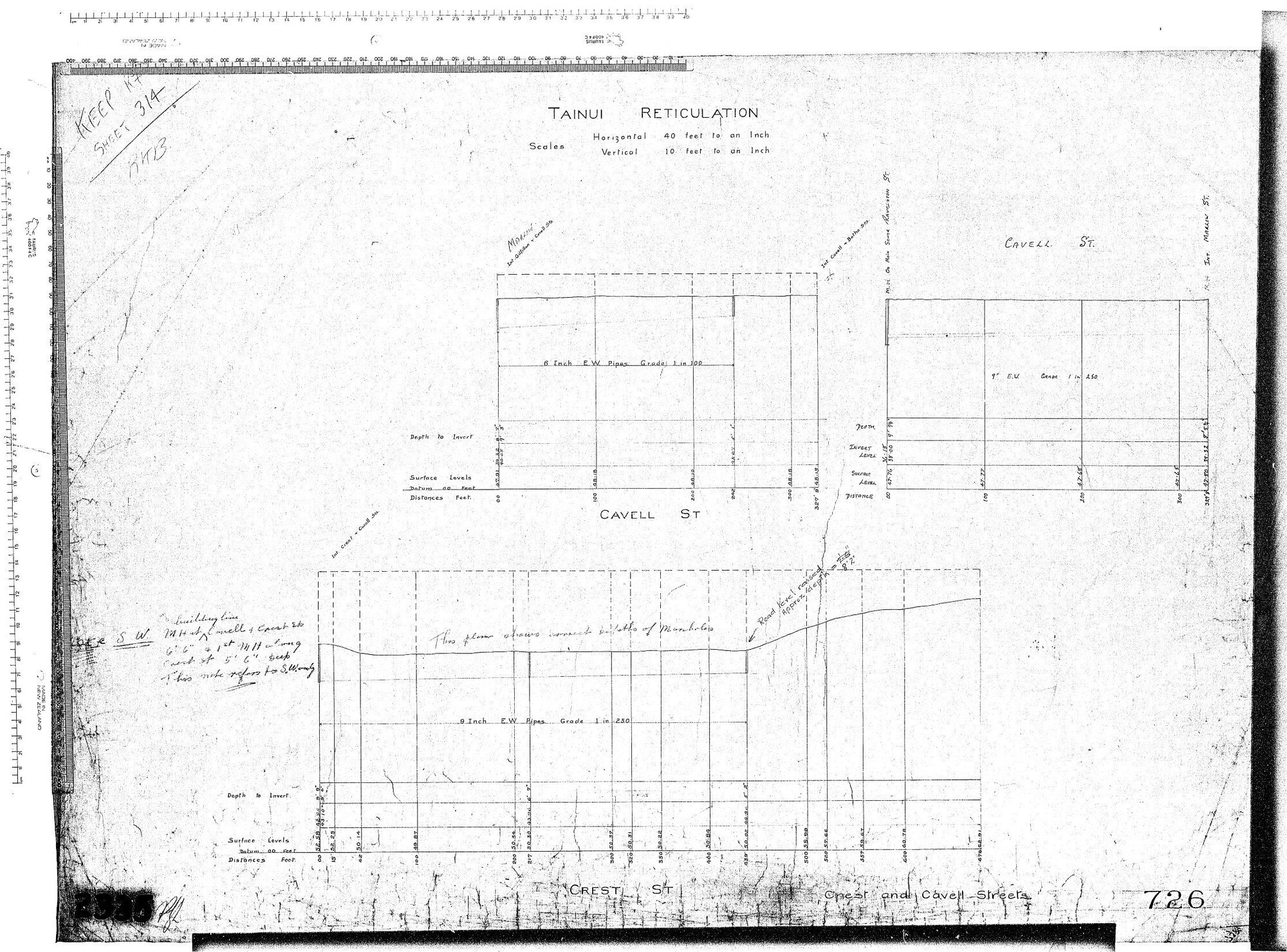 TAINUI RETICULATION CAVELL STREET &amp; CREST STREET