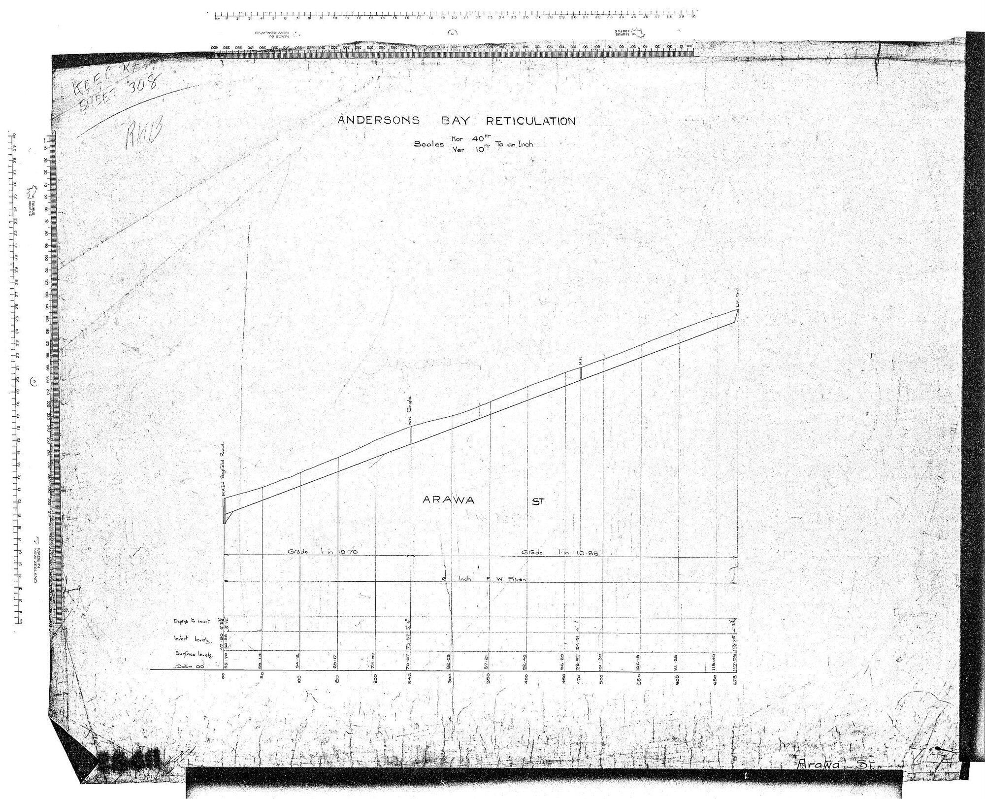 ANDERSONS BAY RETICULATION ARAWA STREET