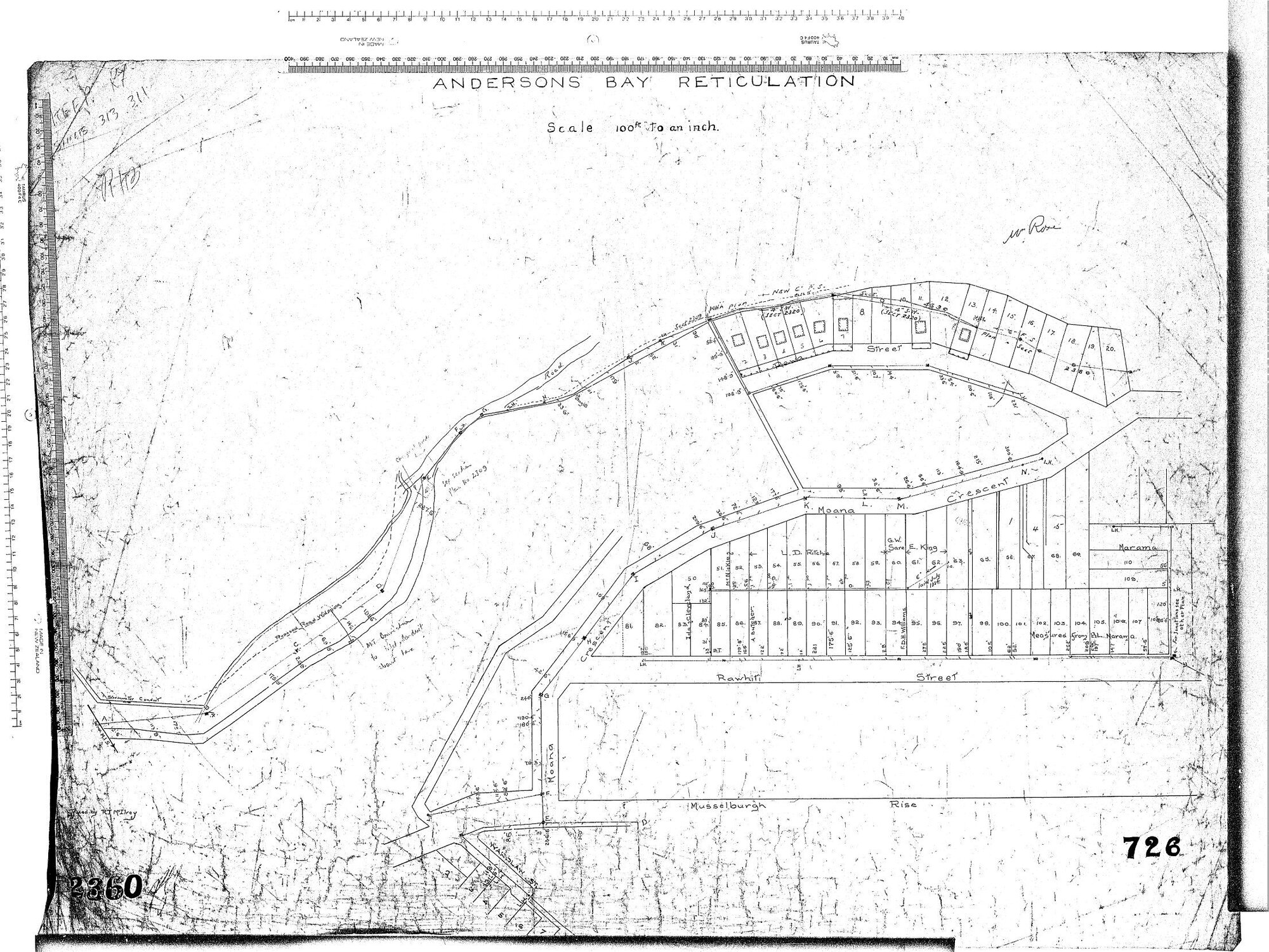 ANDERSONS BAY RETICULATION 