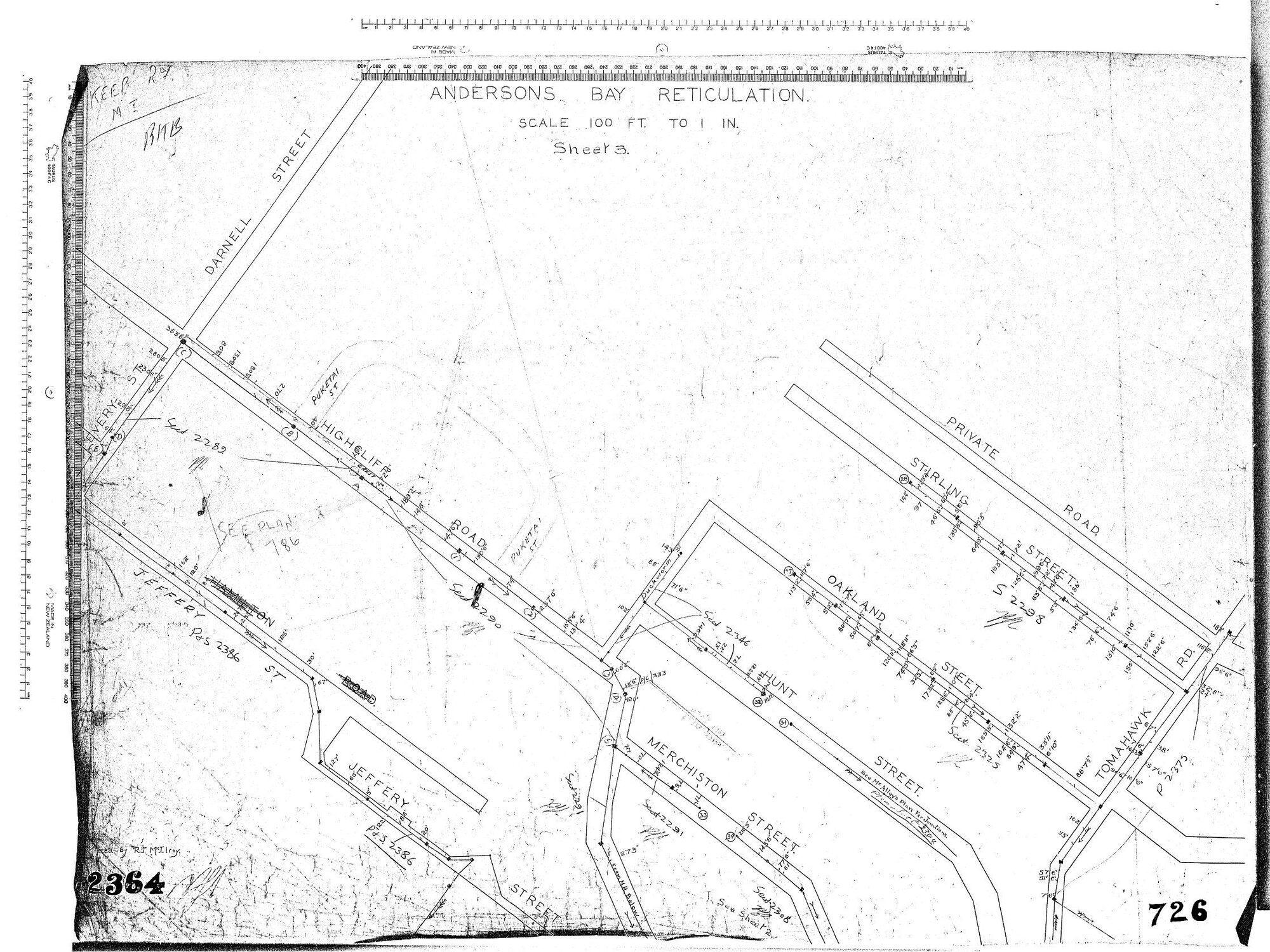 ANDERSONS BAY RETICULATION 