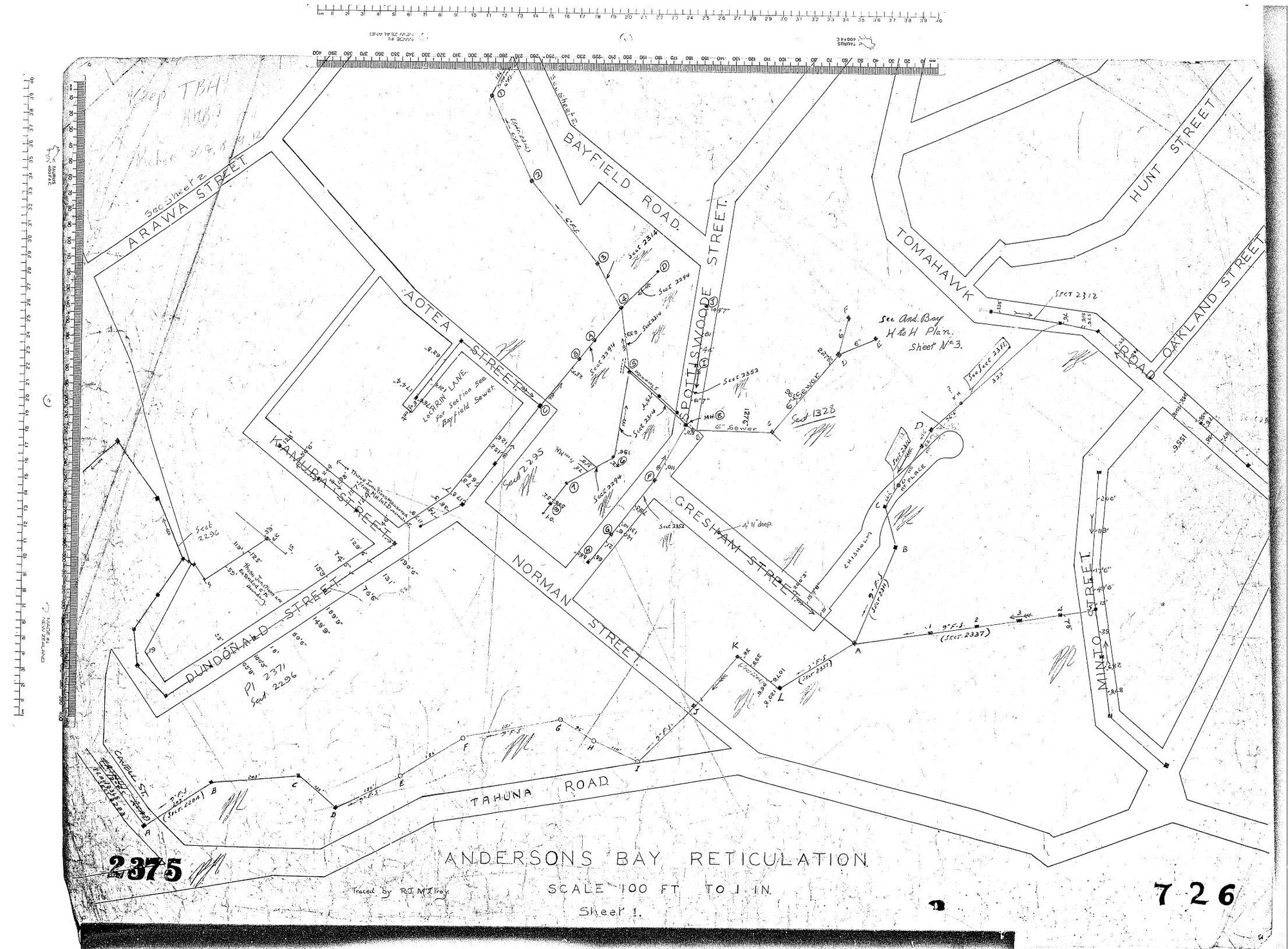 ANDERSONS BAY RETICULATION 