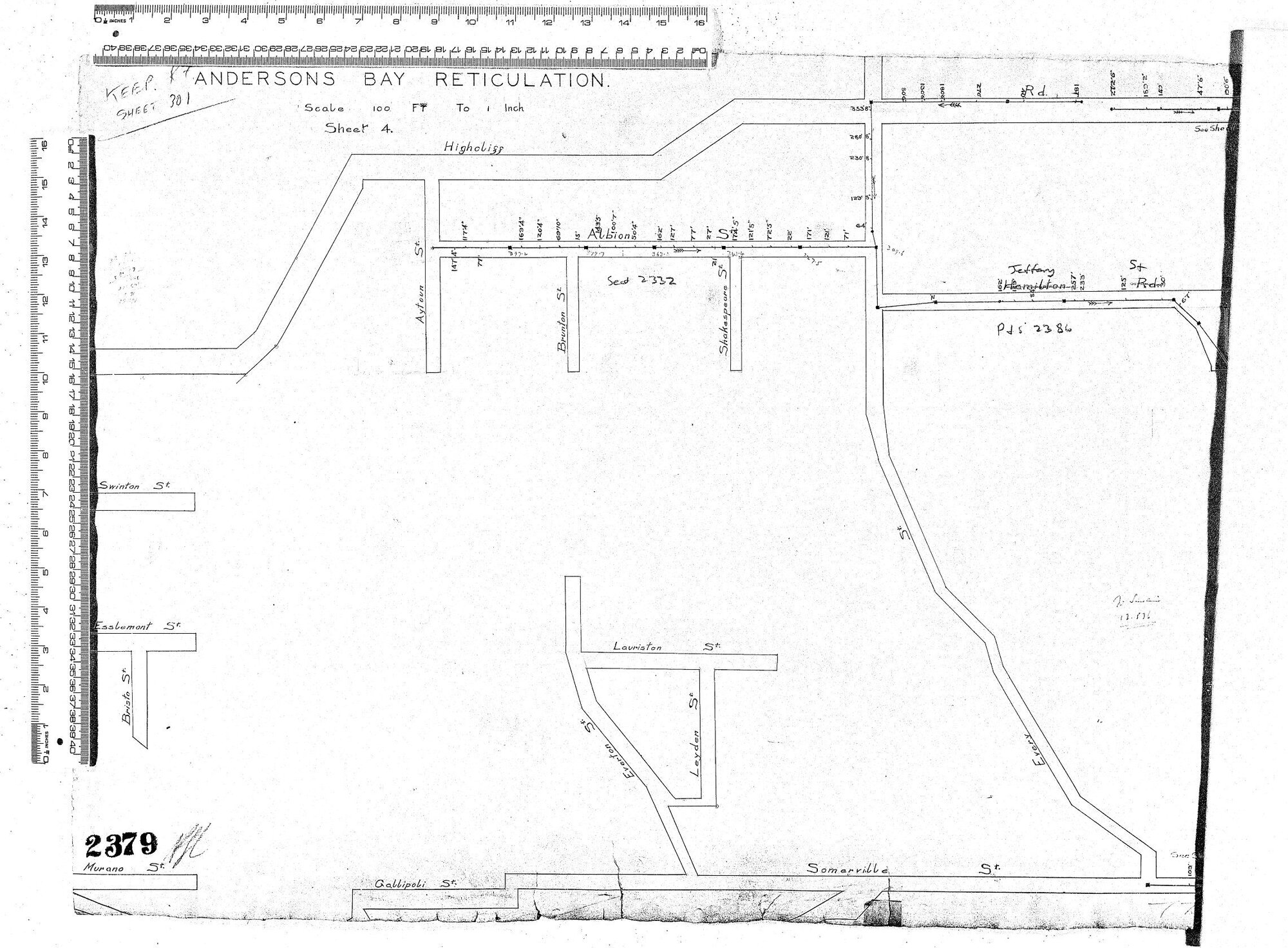 ANDERSONS BAY RETICULATION 