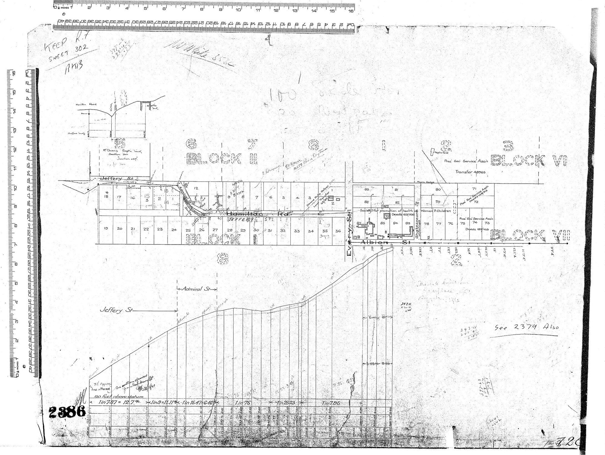 JEFRFERY STREET, HAMILTON ROAD, EVERY STREET, ALBION STREET