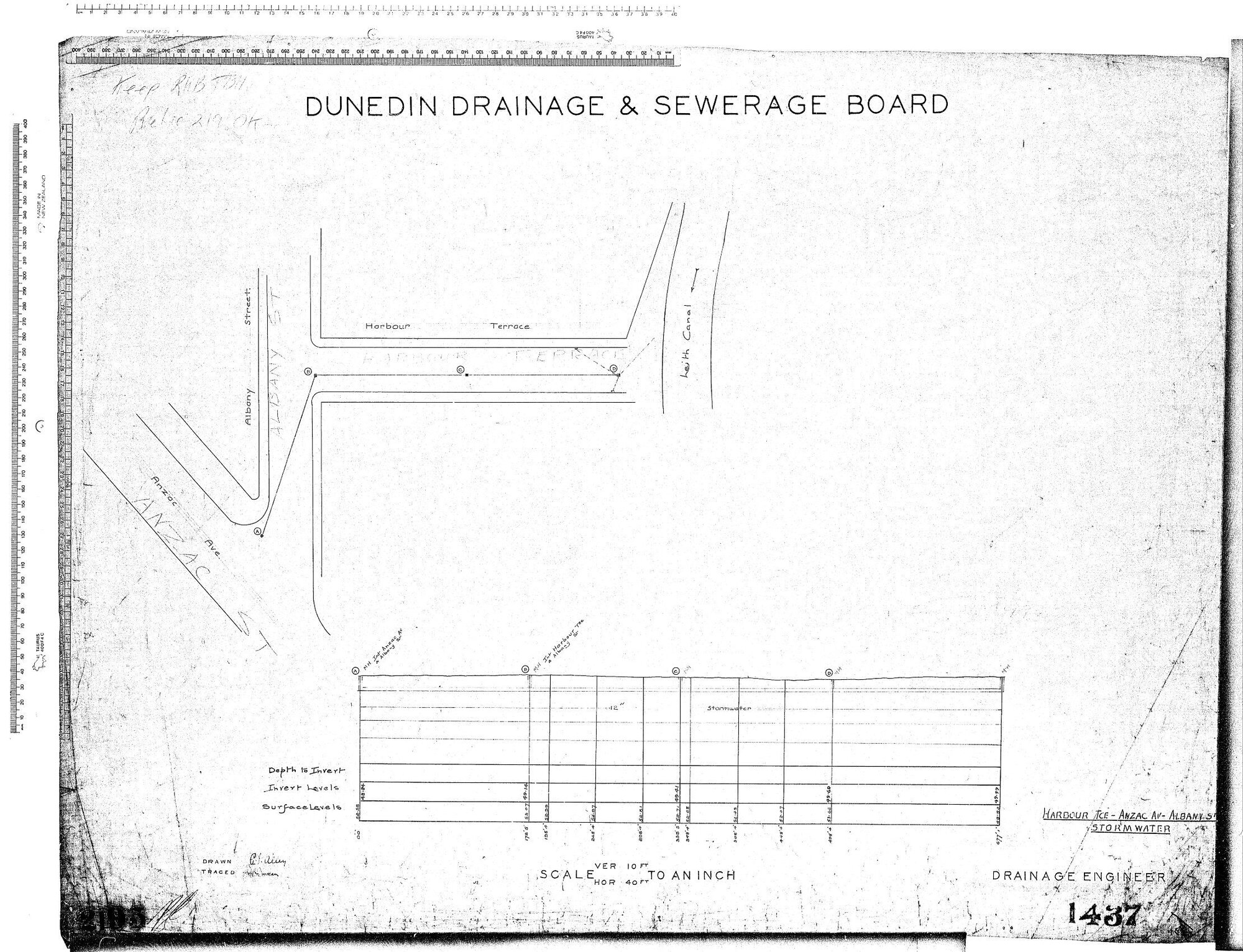 HARBOUR TERRACE - ANZAC AVENUE - ALBANY STREET STORMWATER