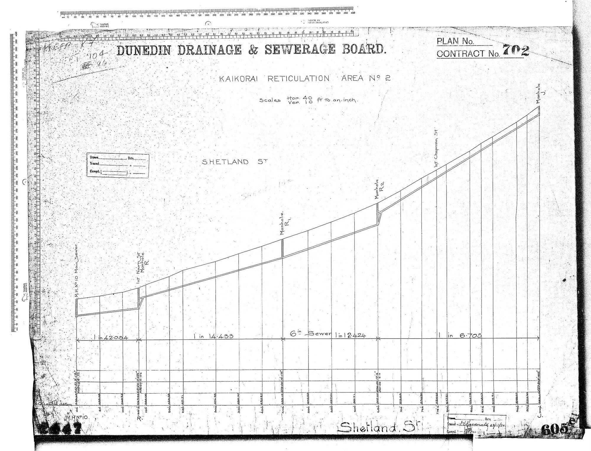 KAIKORAI RETICULATION AREA No.2 SHETLAND ST.