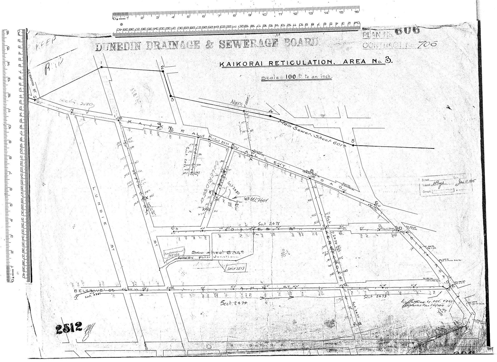 KAIKORAI RETICULATION AREA No.3