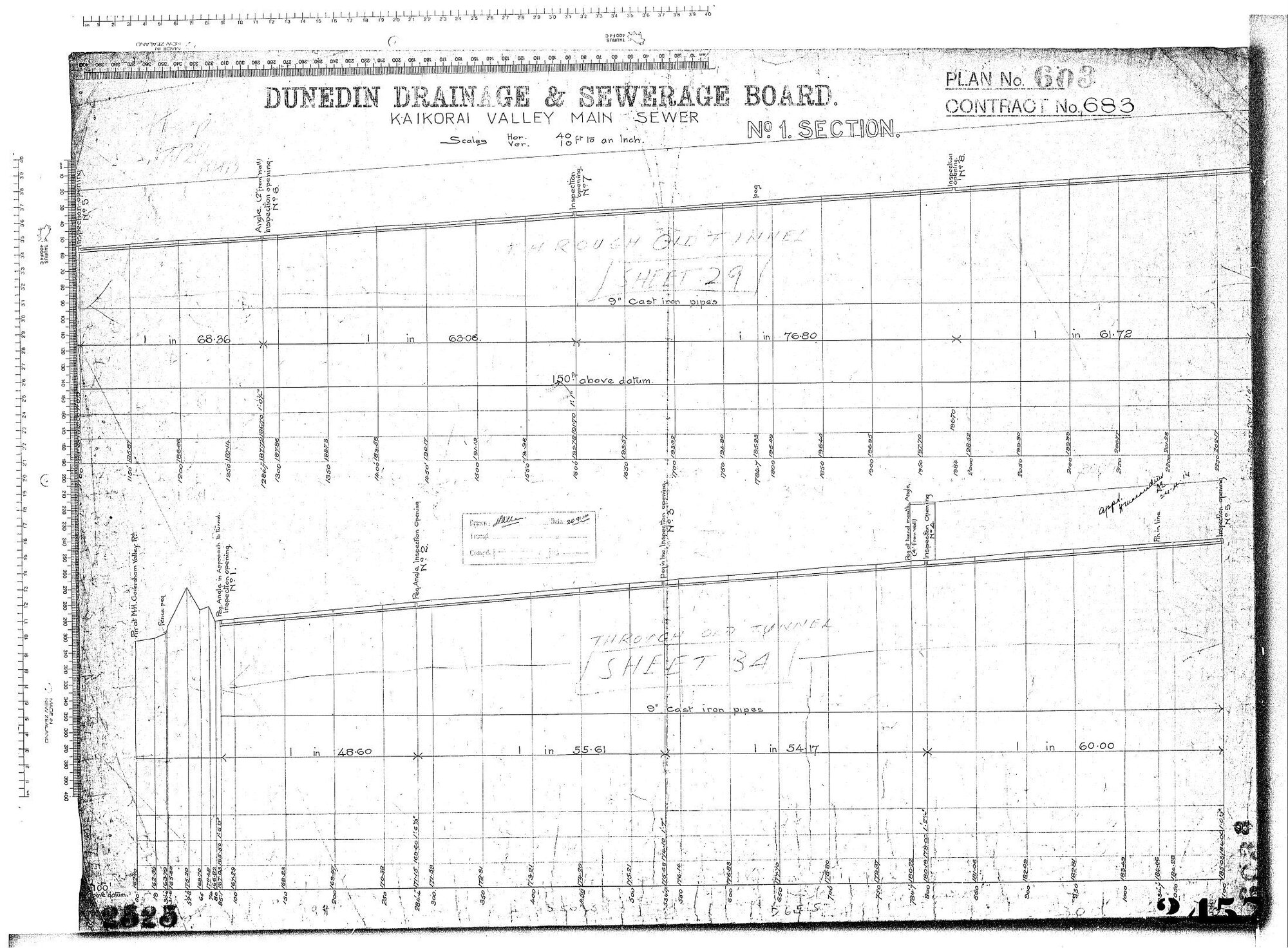 KAIKORAI VALLEY MAIN SEWER