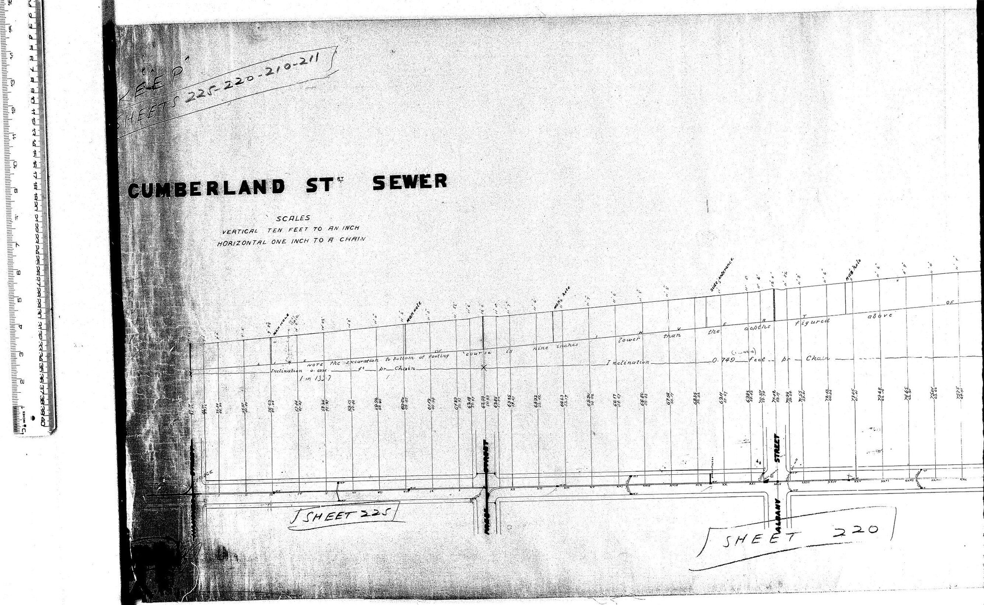 CUMBERLAND ST SEWER