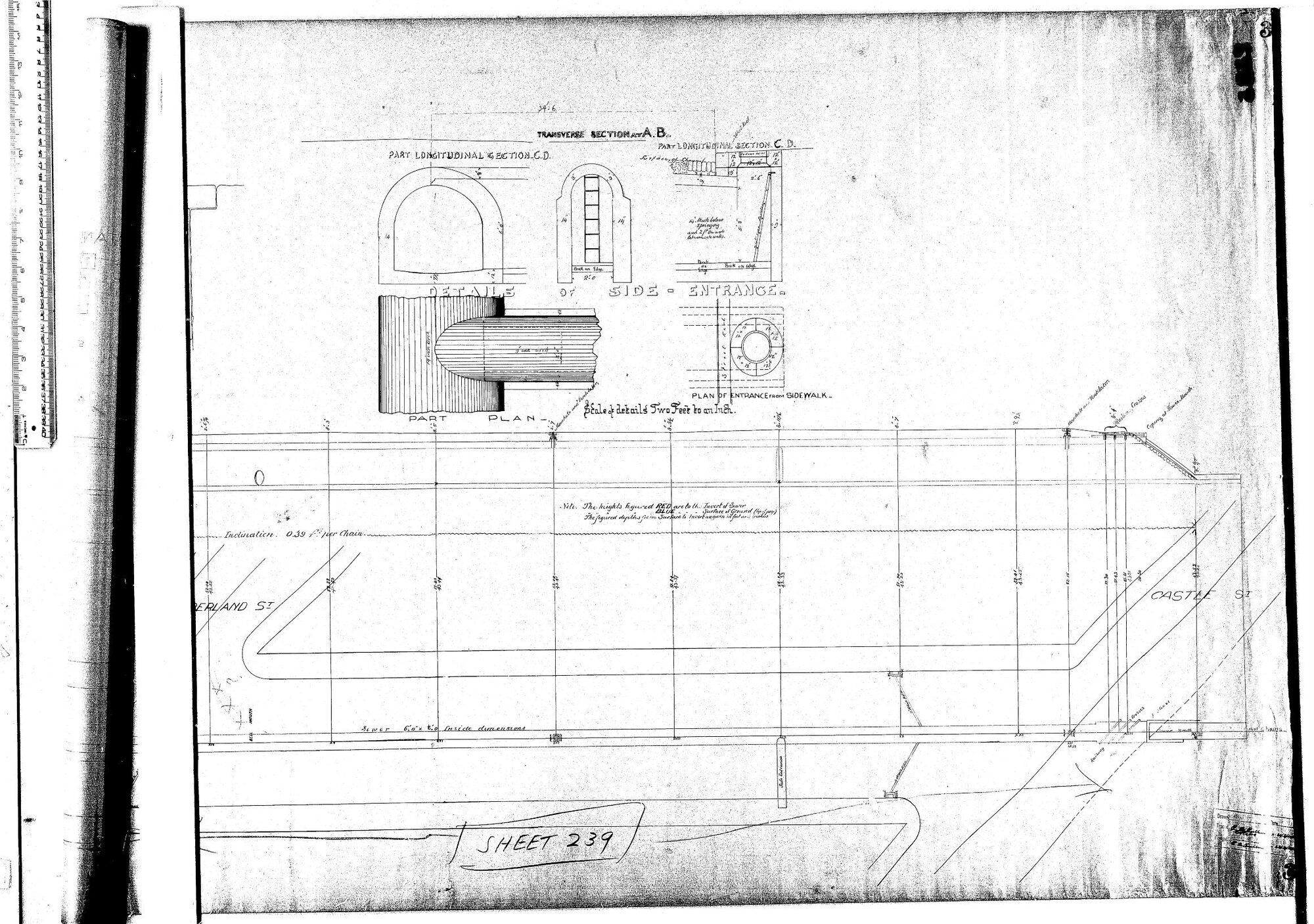 TRANSVERSE SECTION AT A.B.