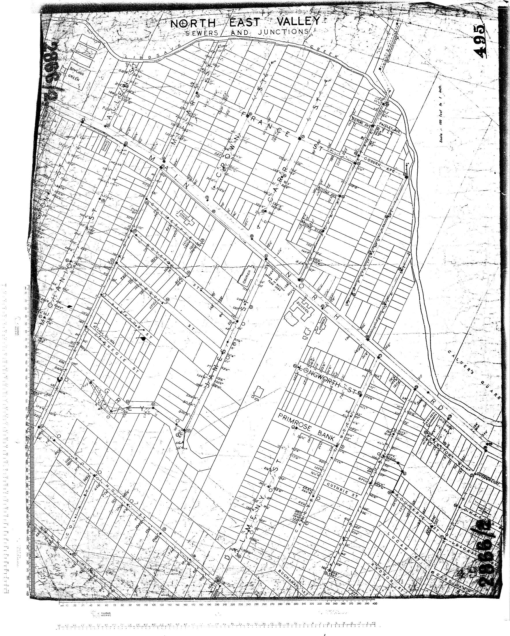NORTH EAST VALLEY SEWERS AND JUNCTIONS