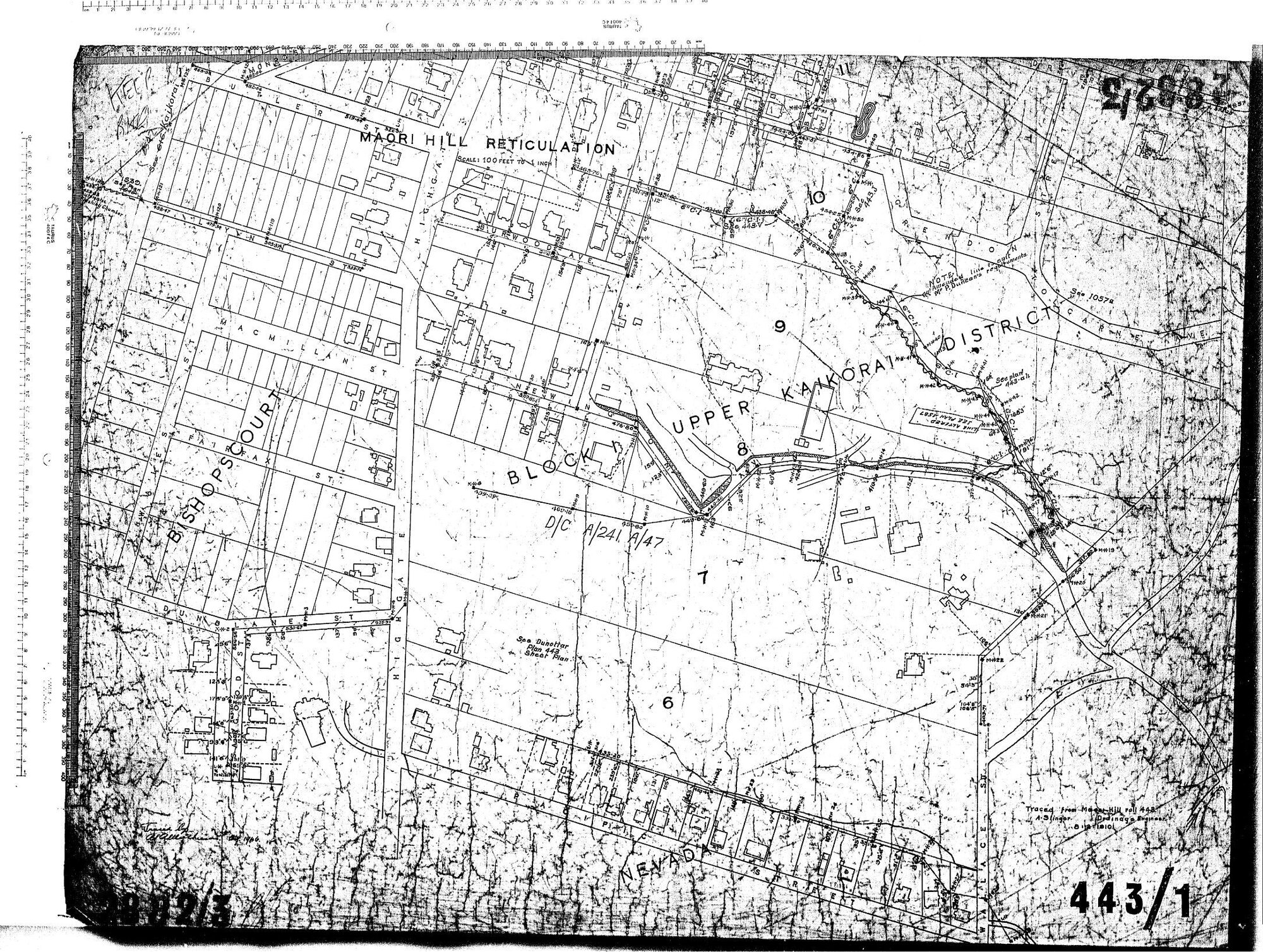 BLOCK 1 UPPER KAIKORAI DISTRICT