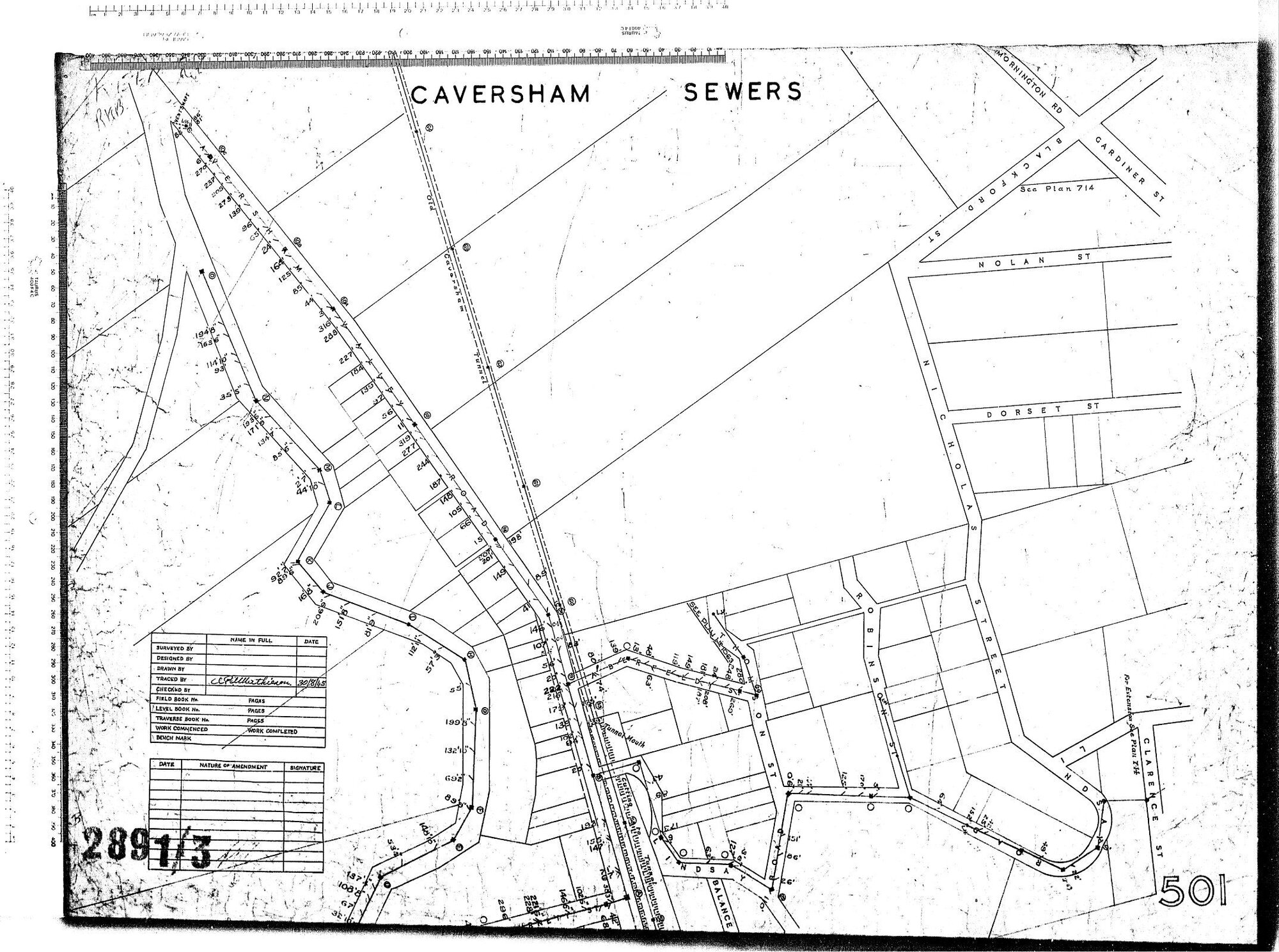 CAVERSHAM SEWERS