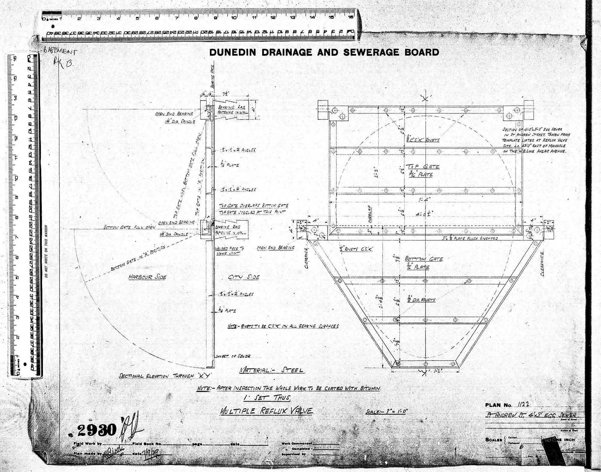 ST ANDREW STREET 4'x3' EGG SEWER