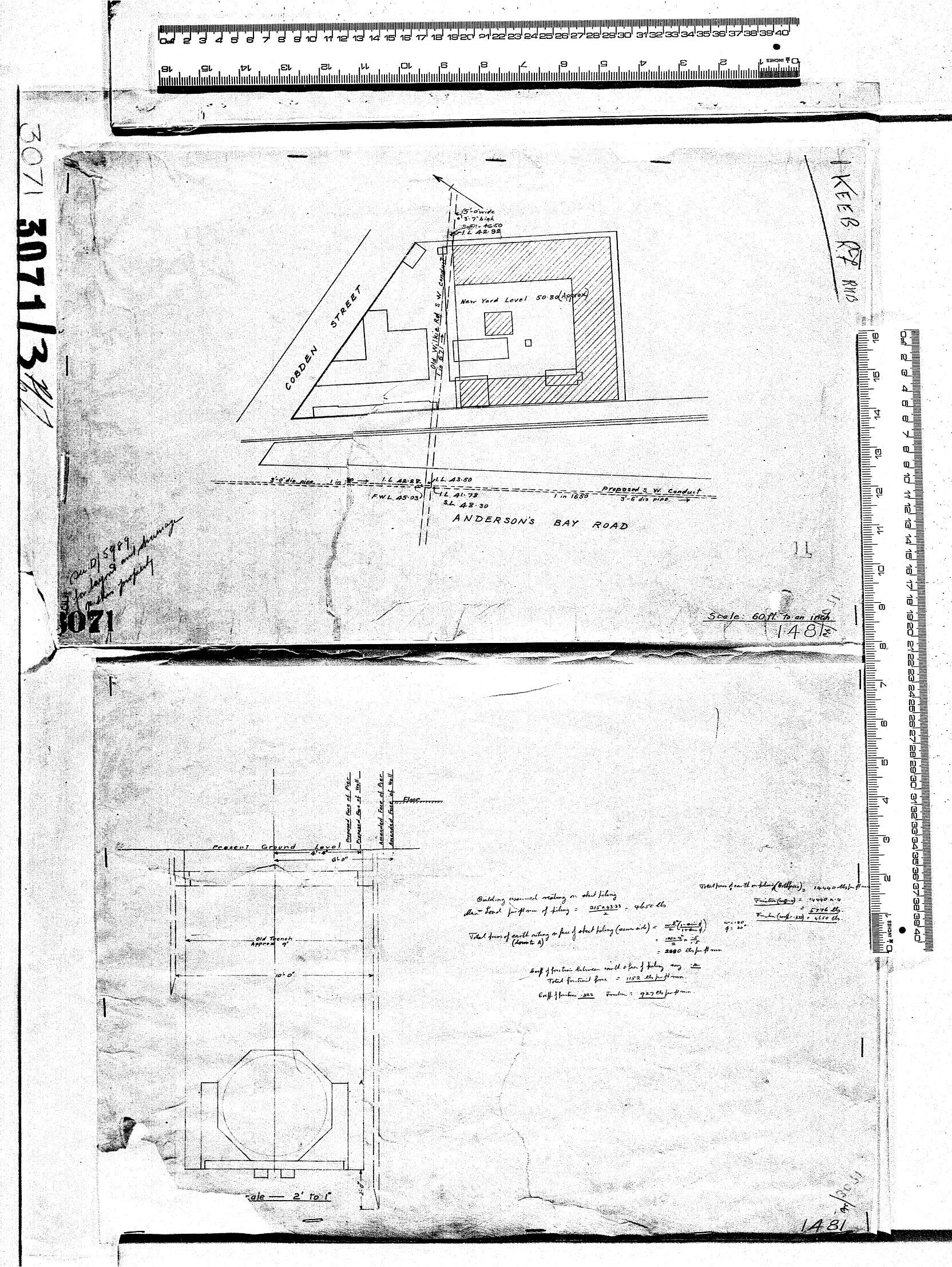 NEW WORKSHOPS AND STORE AT DUNEDIN FOR THE NEW POST AND TELEGRAPH DEPARTMENT &ndash; OUTLINE DETAILS OF SEWER PROTECTION