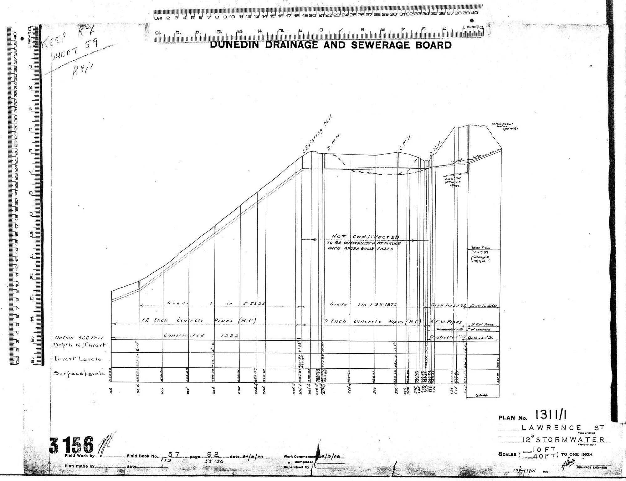 LAWRENCE STREET 12'' STORMWATER
