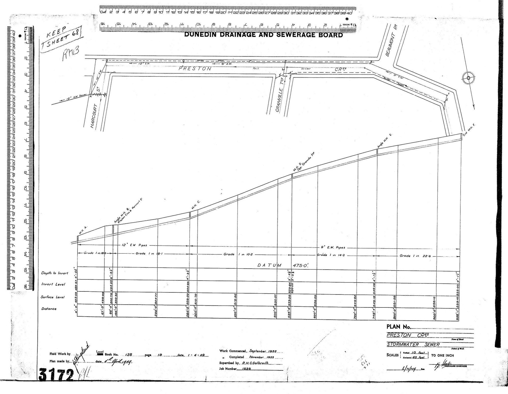 PRESTON CRESCENT STORMWATER SEWER