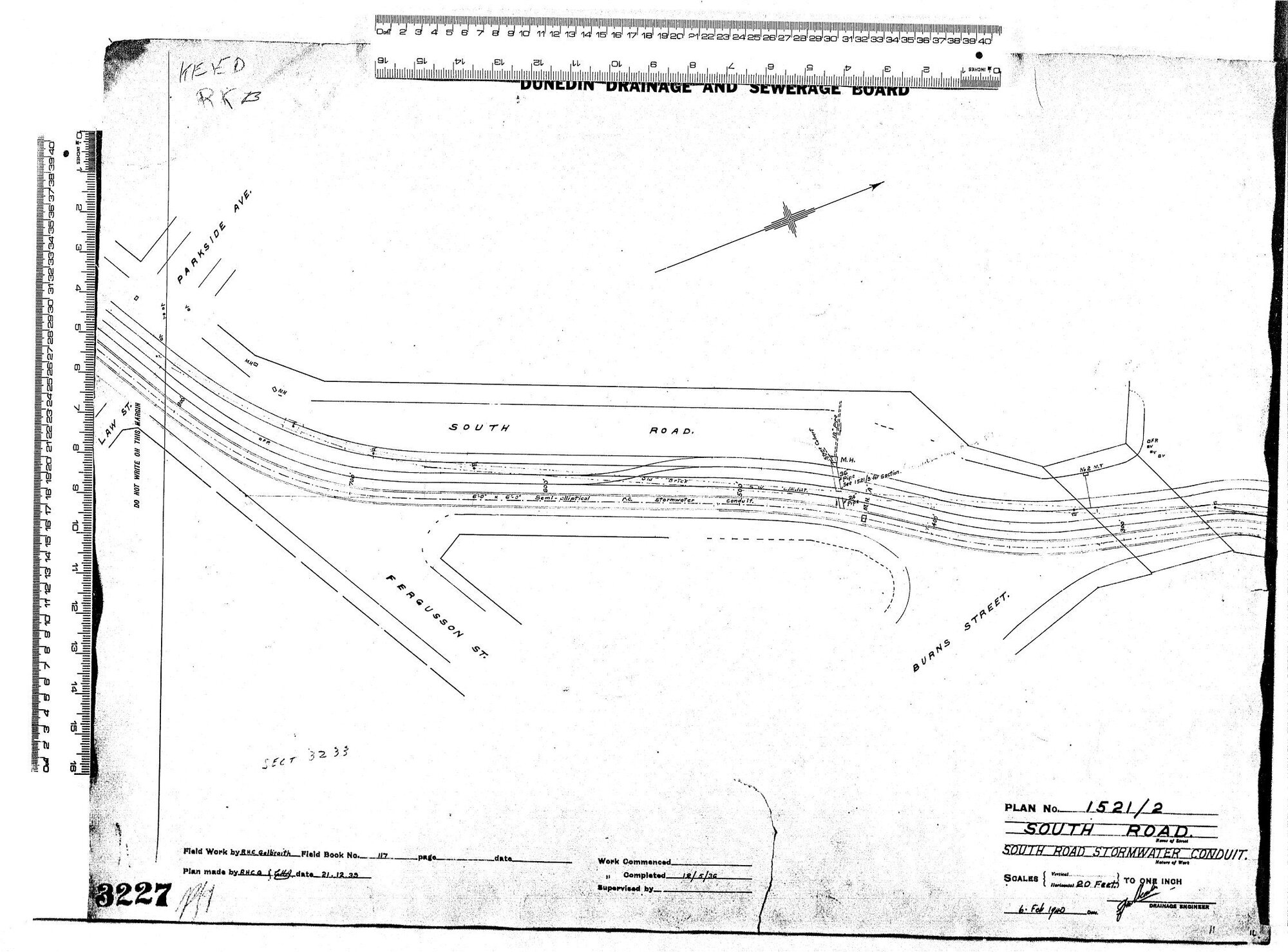 SOUTH ROAD STORMWATER CONDUIT