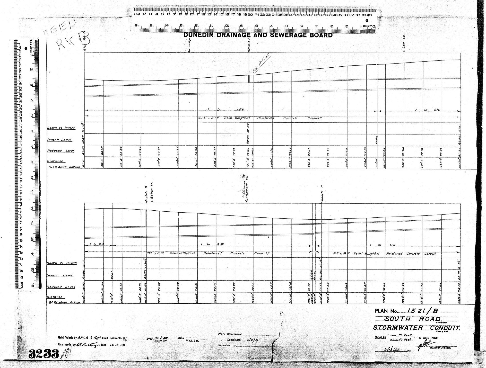 SOUTH ROAD STORMWATER CONDUIT