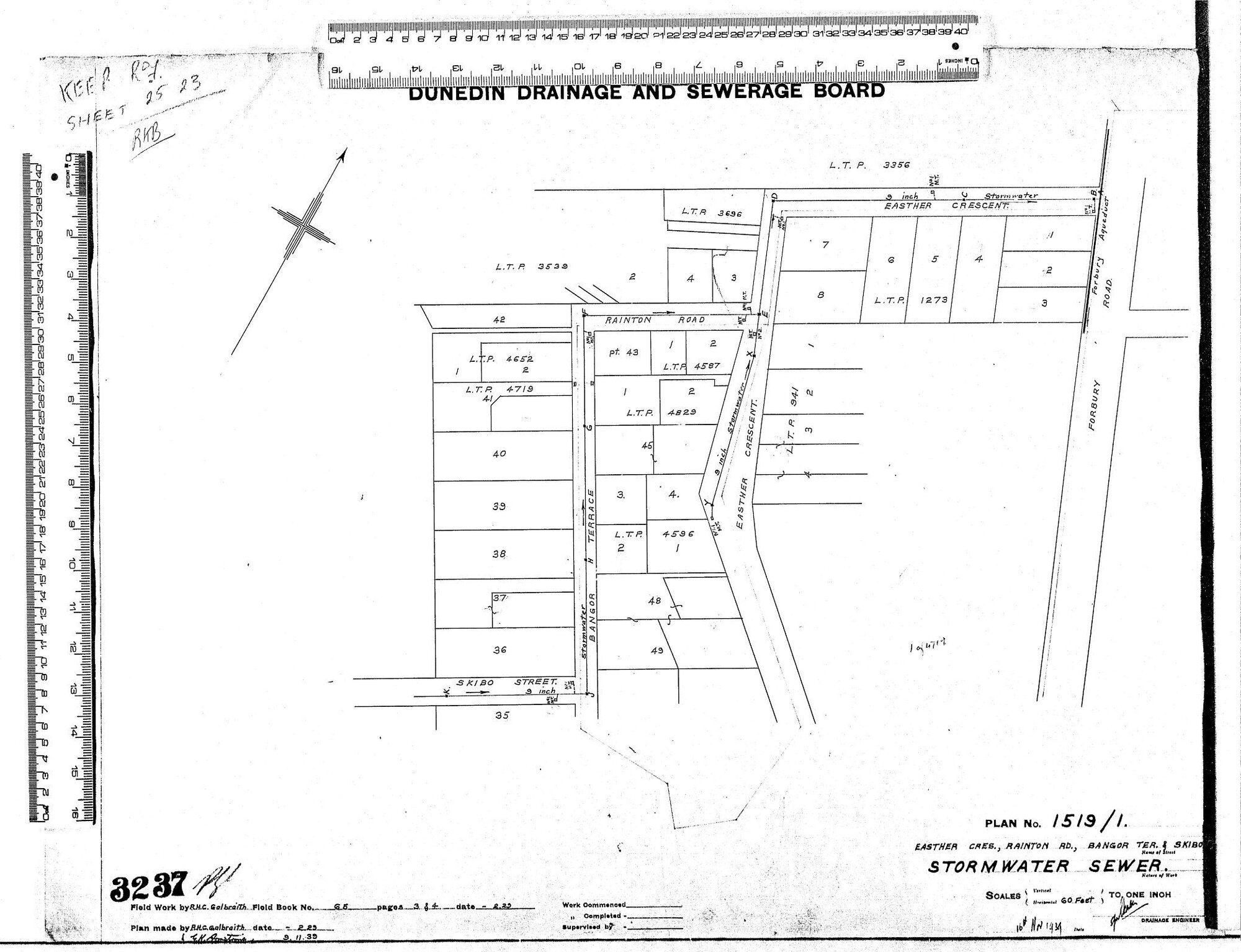 EASTHER CRES, RAINTON RD, BANGOR TER. &amp; SKIBO STORMWATER SEWER