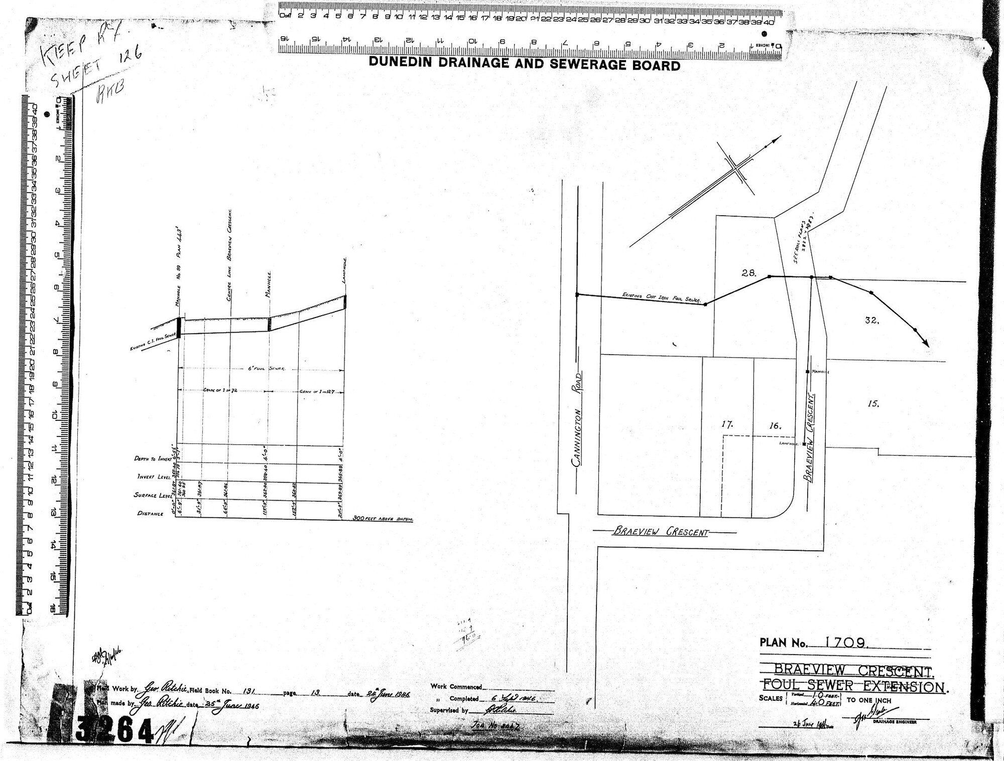 BRAEVIEW CRESCENT - FOUL SEWER EXTENSION