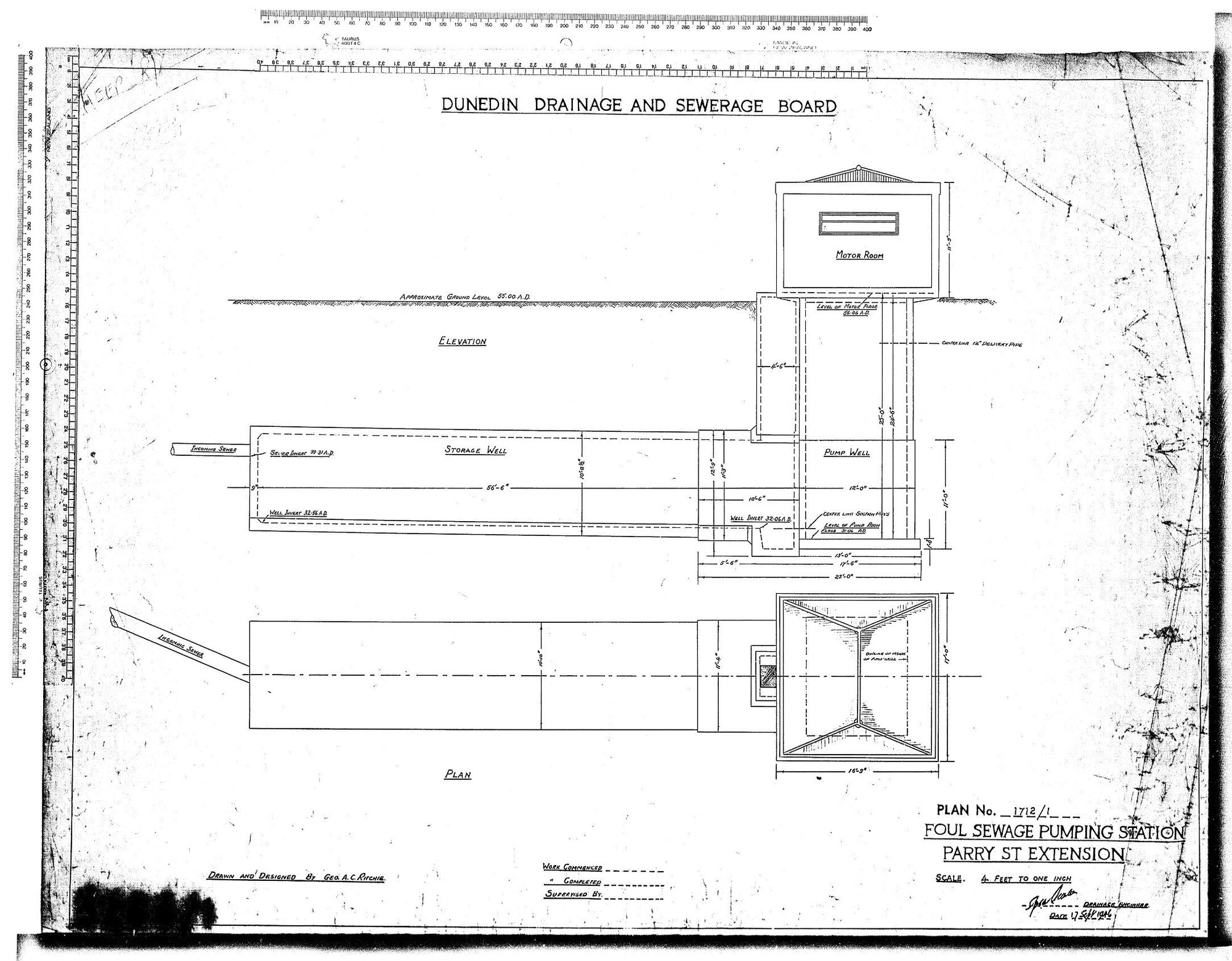FOUL SEWAGE PUMPING STATION - PARRY ST EXTENSION