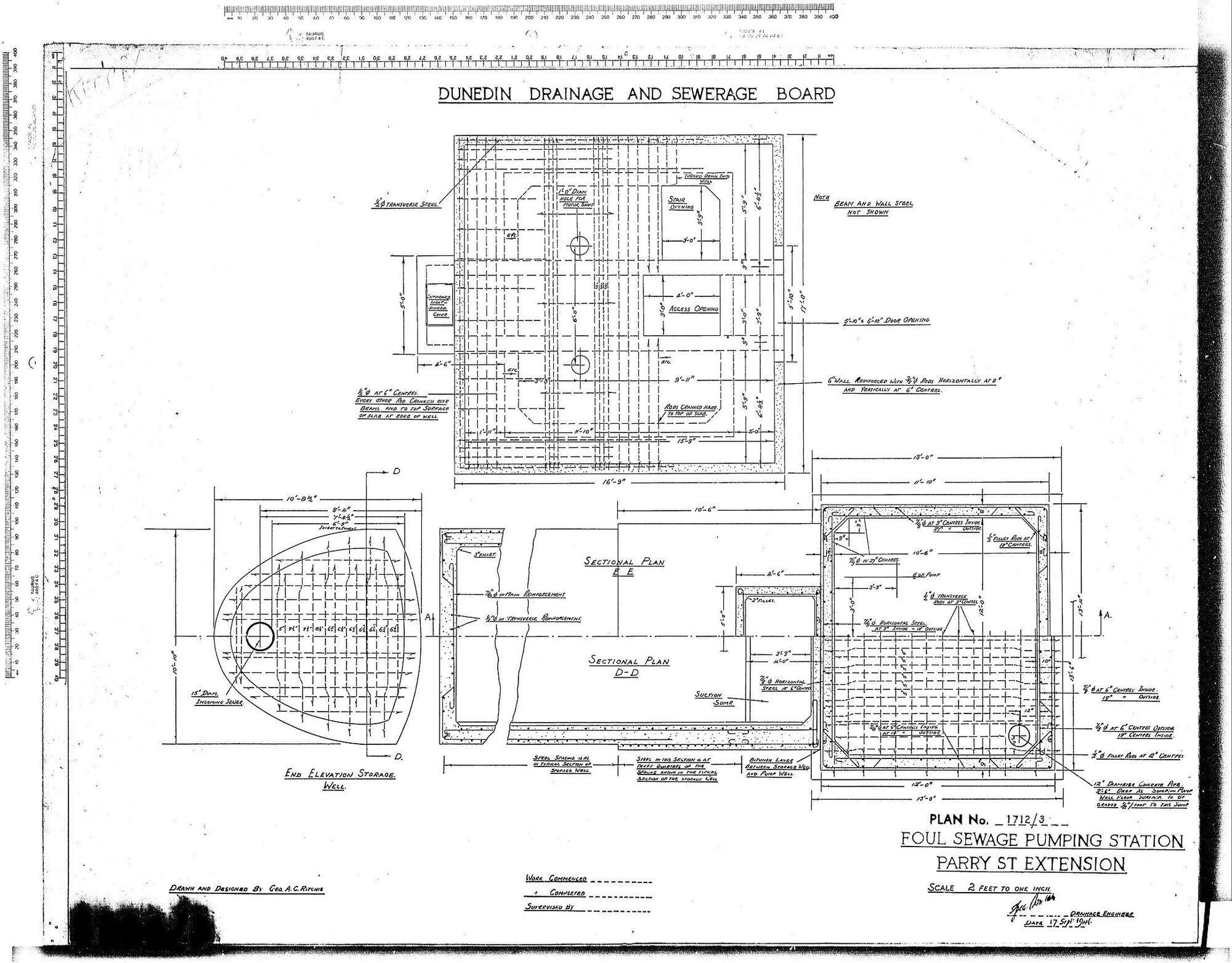 FOUL SEWAGE PUMPING STATION - PARRY ST EXTENSION