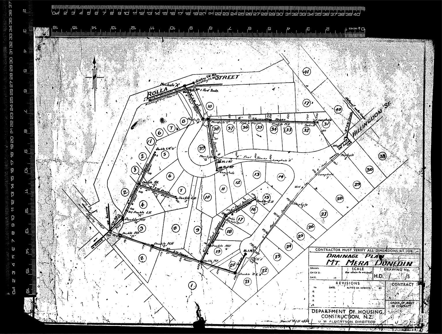 DRAINAGE PLAN - MT MERA DUNEDIN