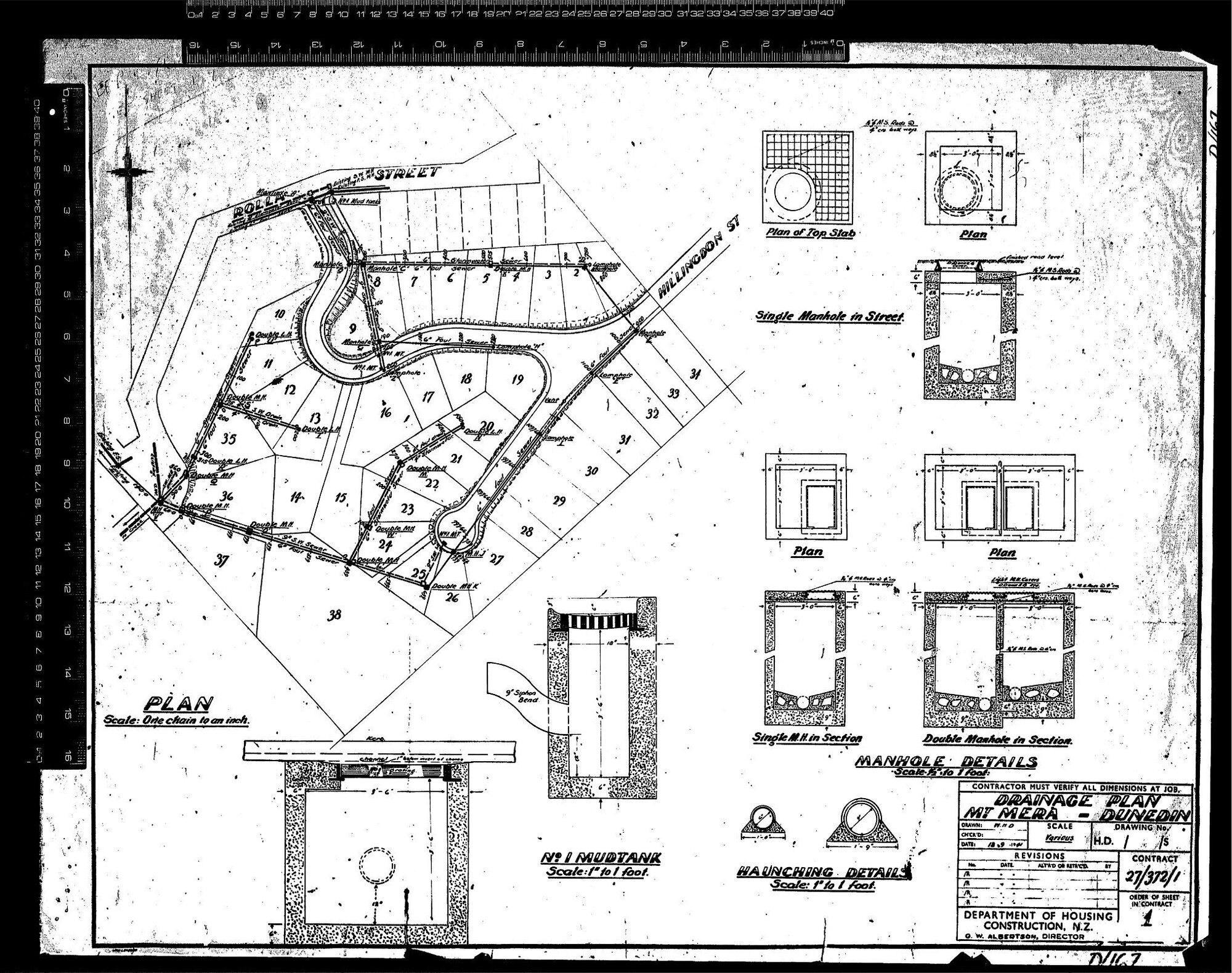 DRAINAGE PLAN - MT MERA - DUNEDIN