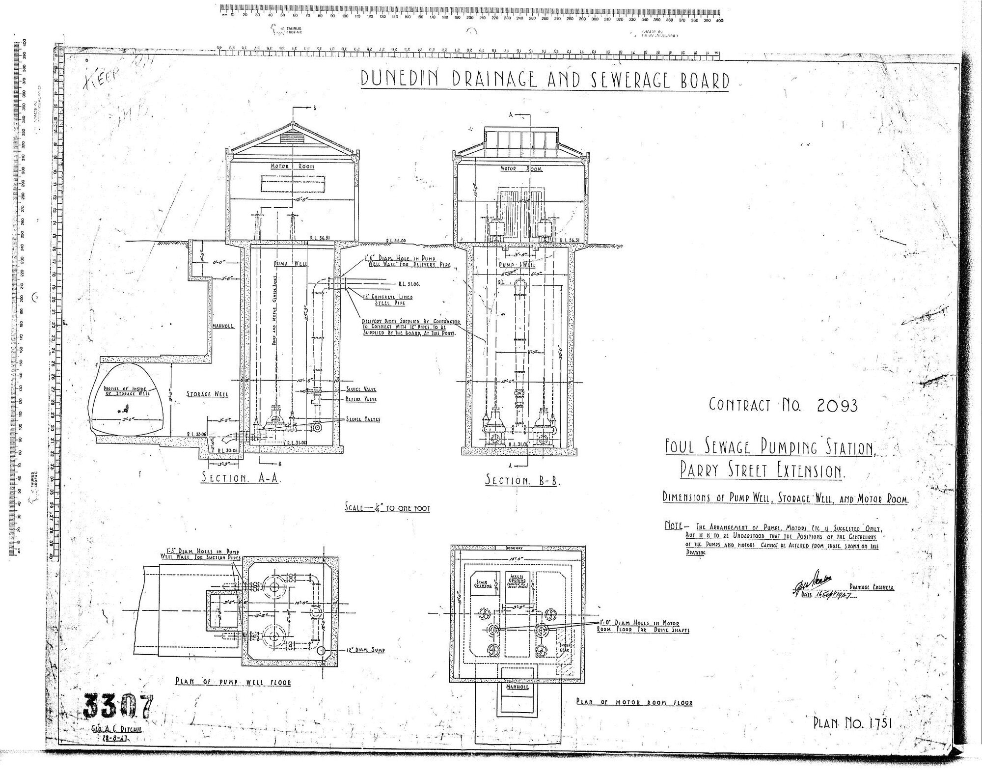 FOUL SEWAGE PUMPING STATION - PARRY ST EXTENSION