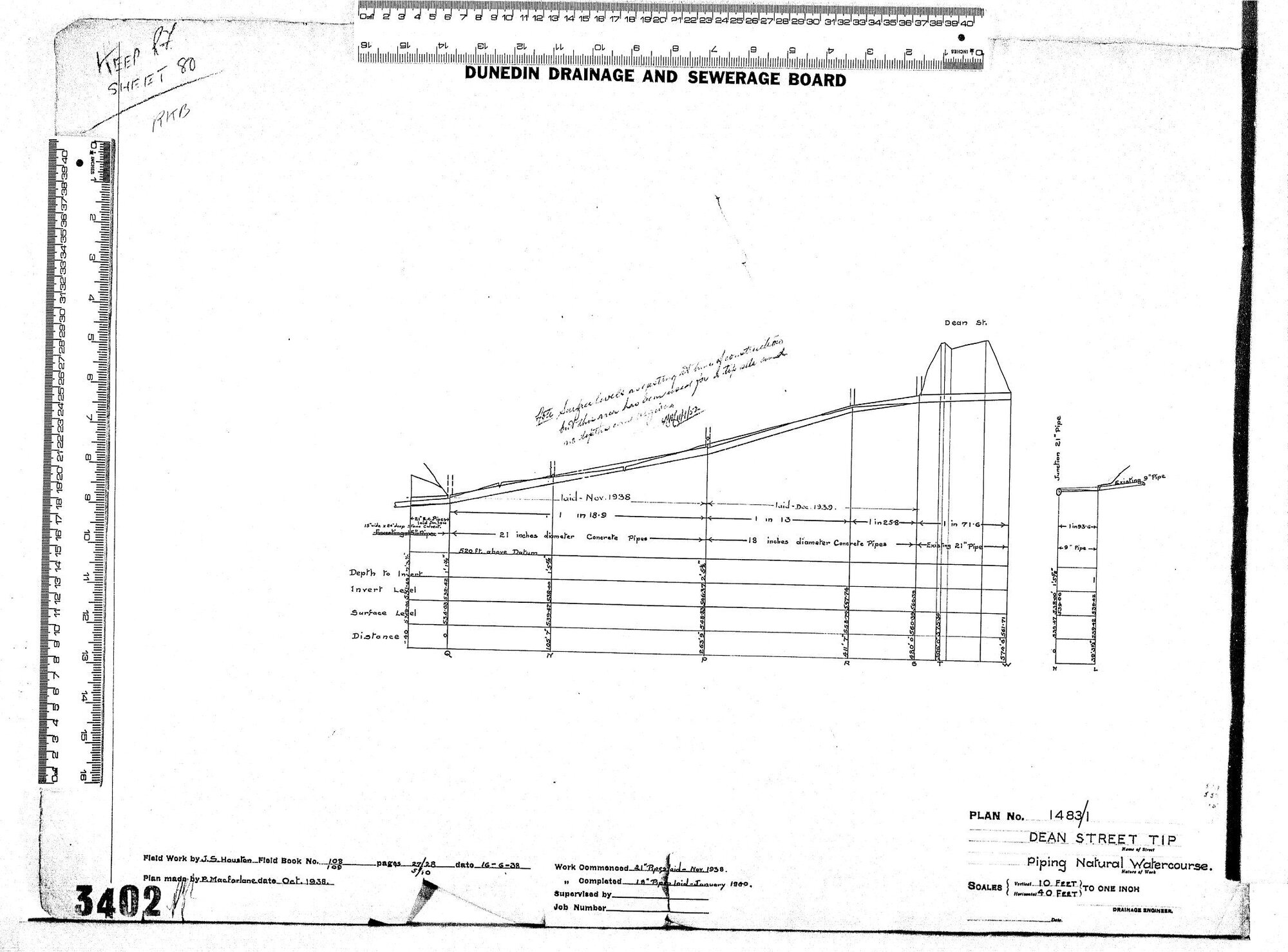 DEAN STREET TIP &ndash; PIPING NATURAL WATERCOURSE