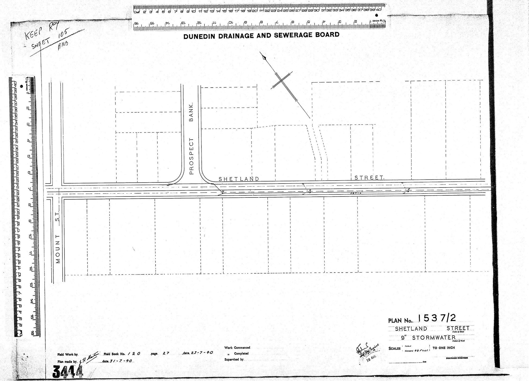 SHETLAND STREET &ndash; 9'' STORMWATER