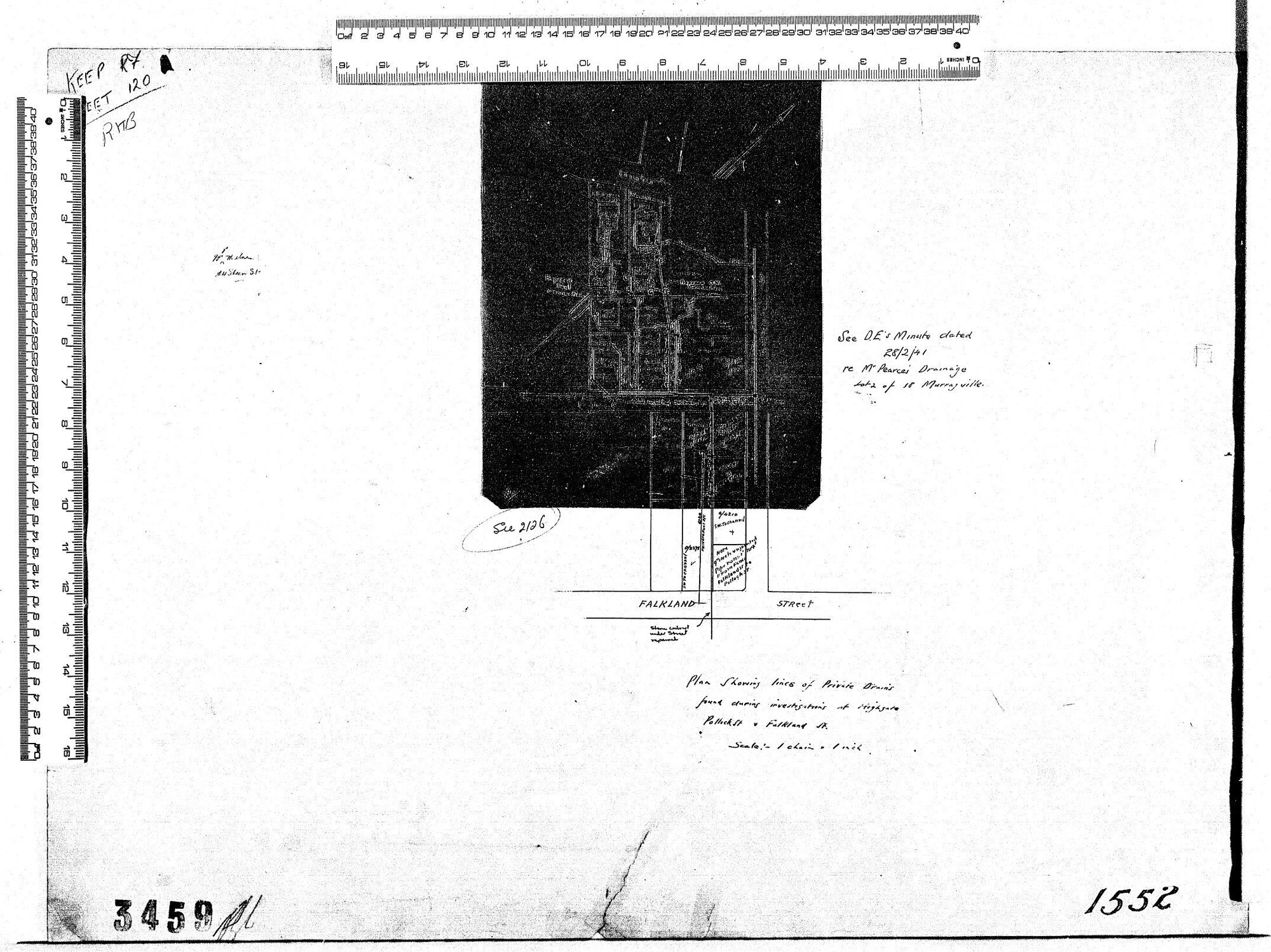 PRIVATE DRAINS - FALKLAND STREET