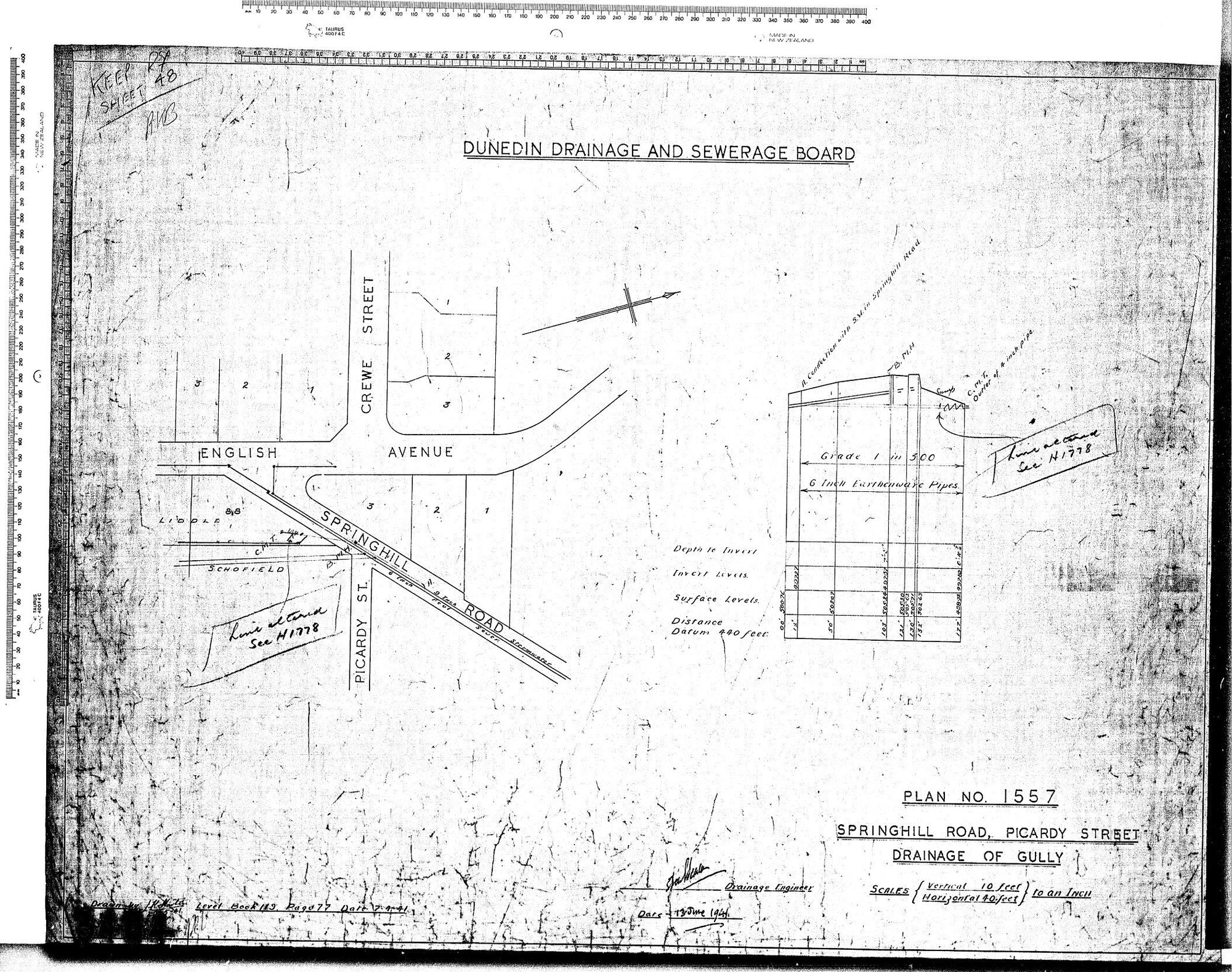 SPRINGHILL ROAD, PICARDY STREET &ndash; DRAINAGE OF GULLY