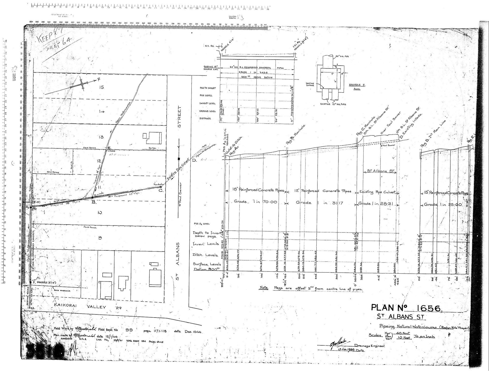 ST ALBANS ST &ndash; PIPEING NATURAL WATERCOURSE (ROSLYN MILLS PROPOERTY)