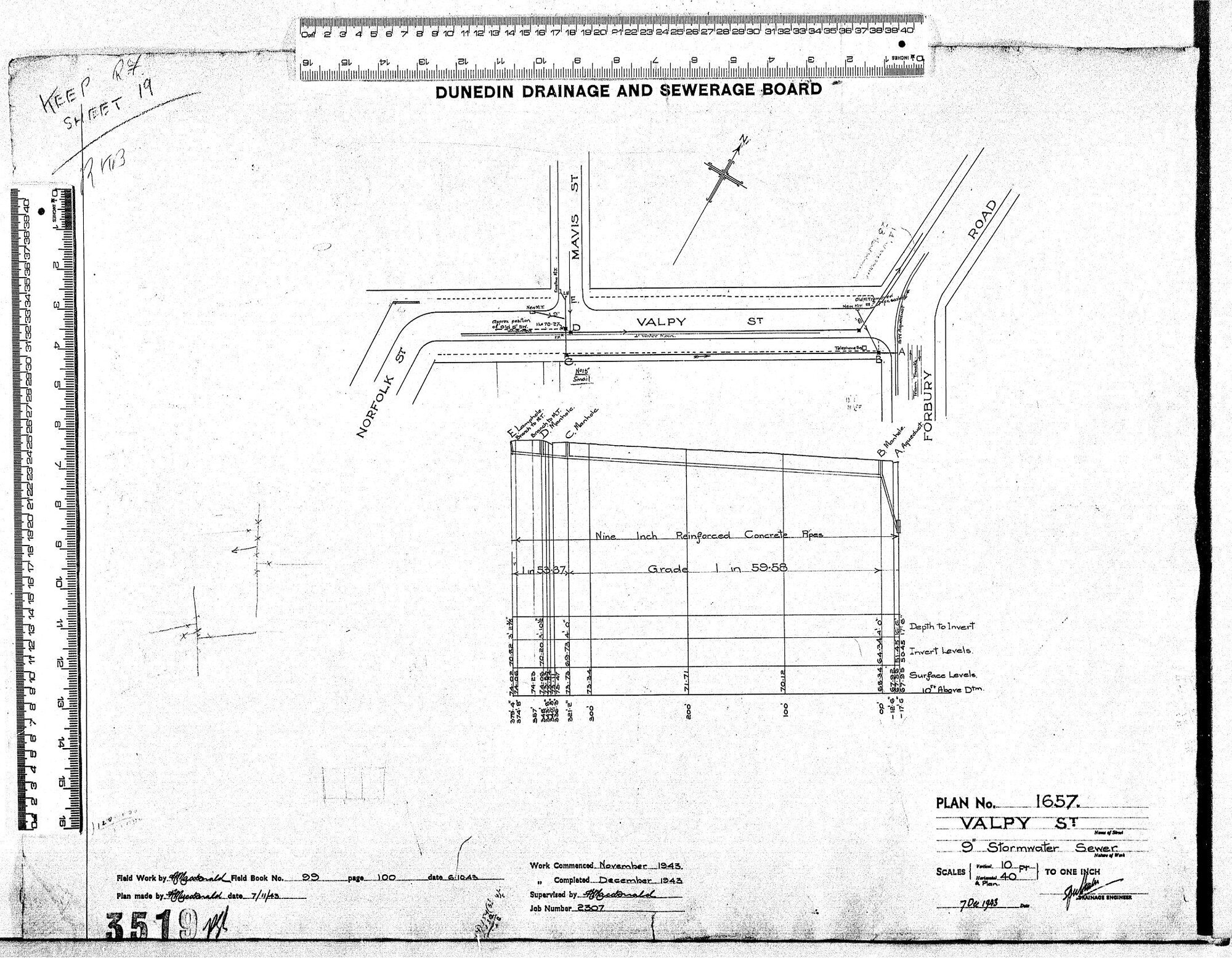 VALPY ST &ndash; 9'' STORMWATER SEWER