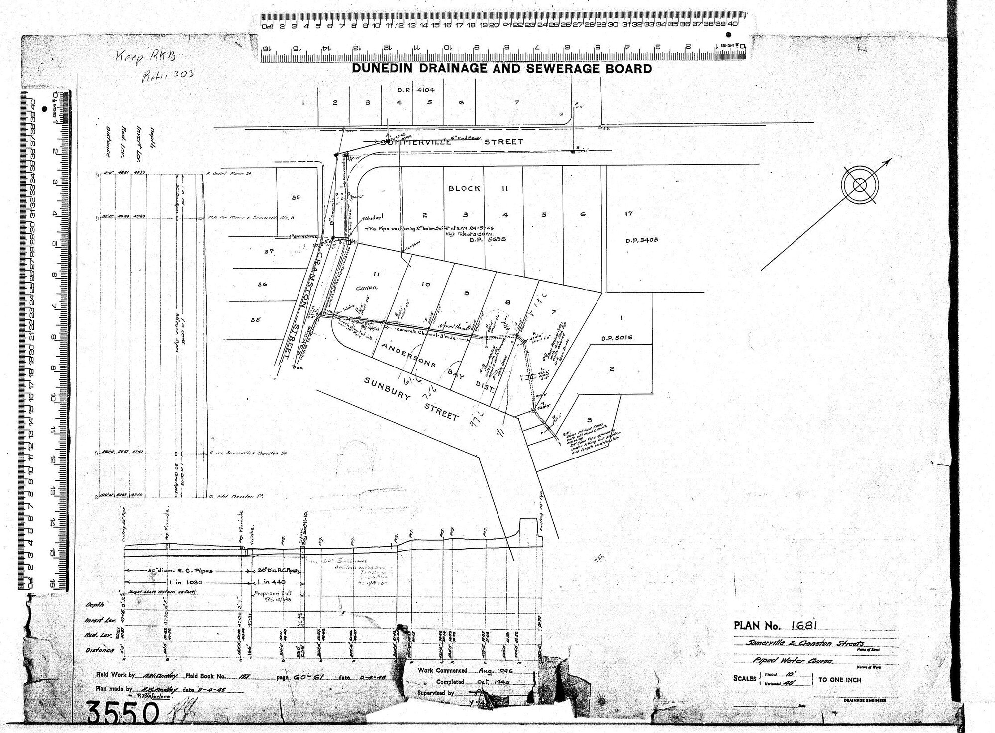 SOMERVILLE &amp; CRANSTON STREETS &ndash; PIPED WATER COURSE