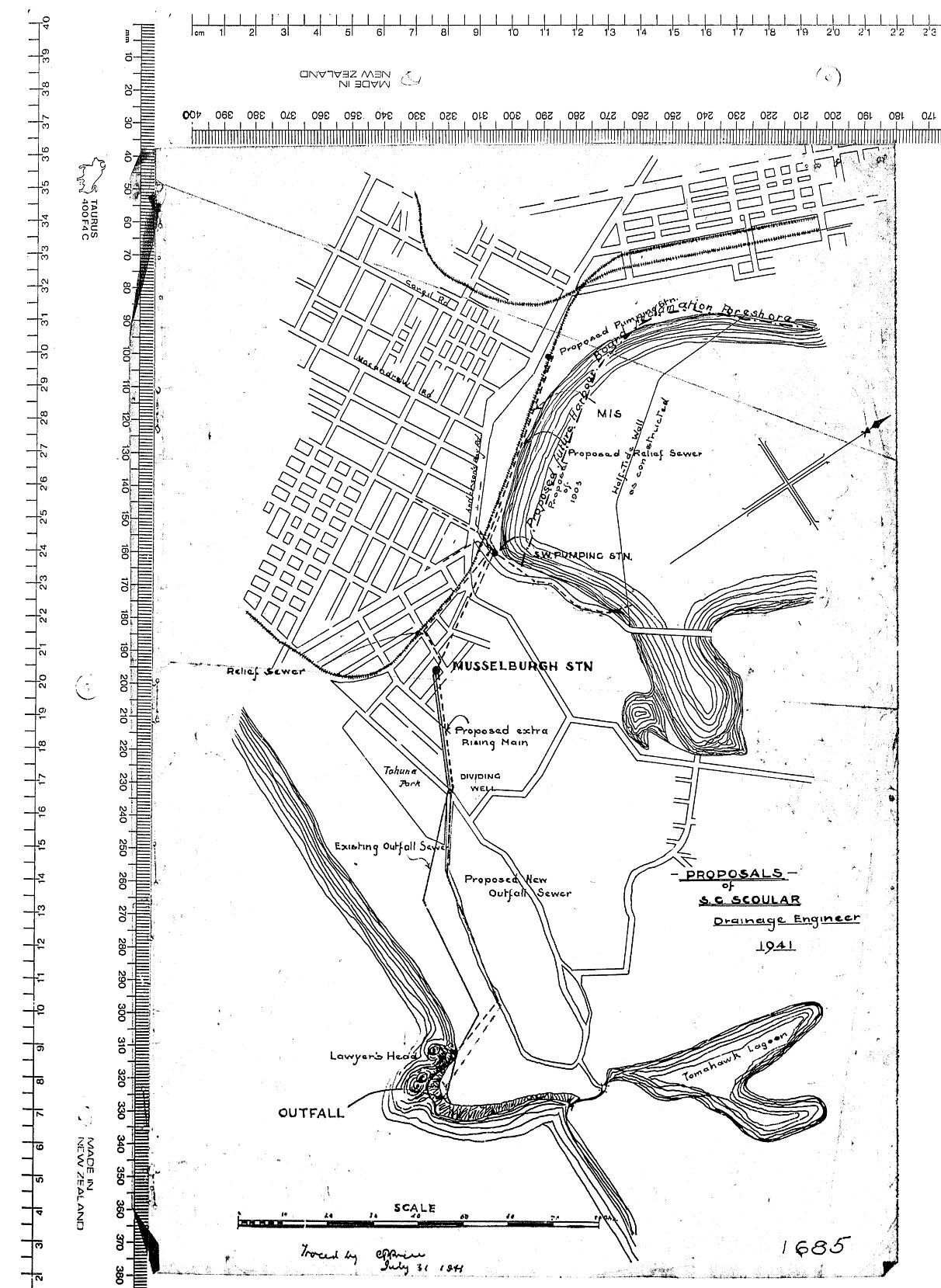 PROPOSALS OF S.G. SCOULAR - DRAINAGE ENGINEER 1941