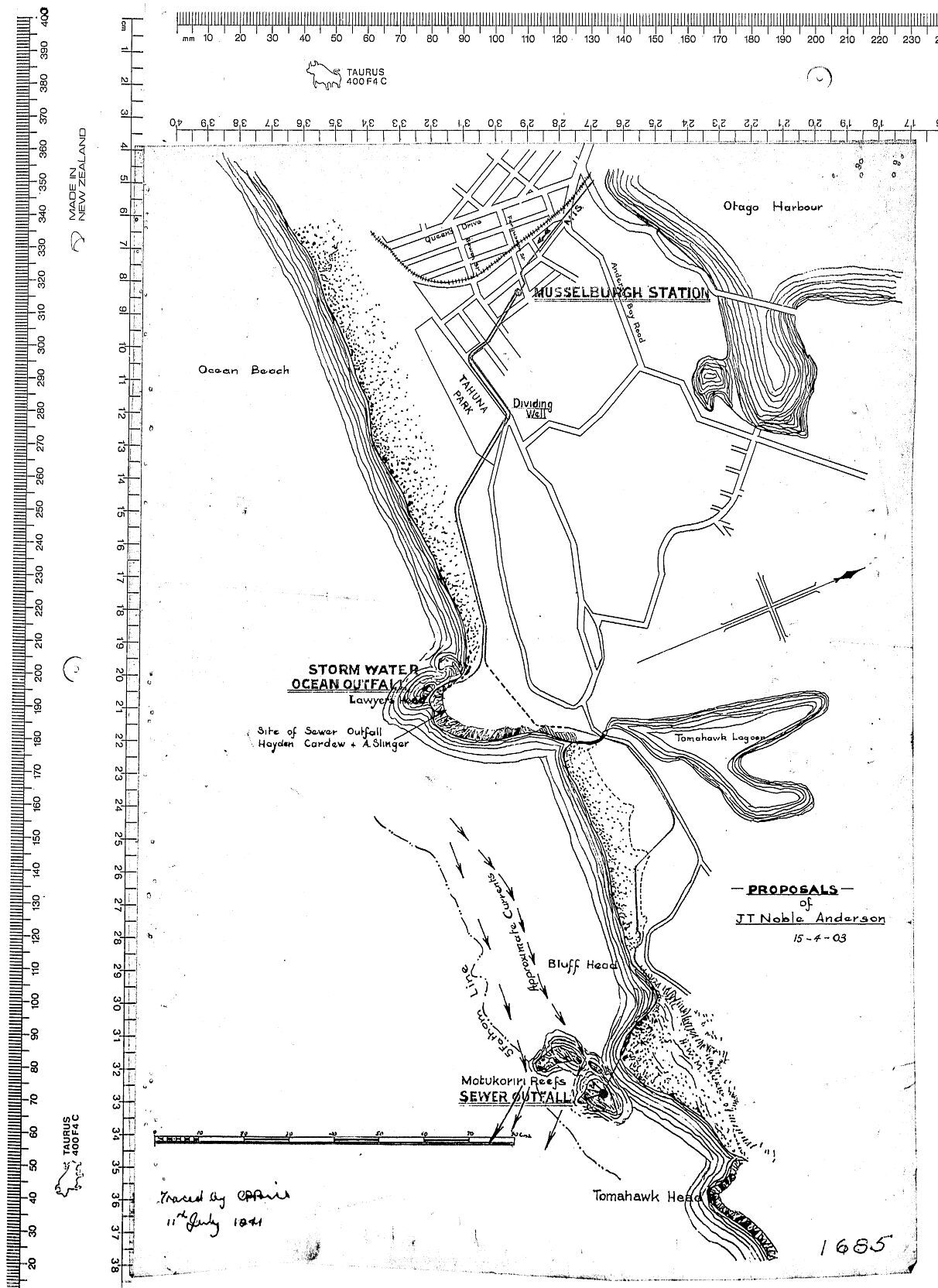 PROPOSALS OF JT NOBLE ANDERSON 15-04-03