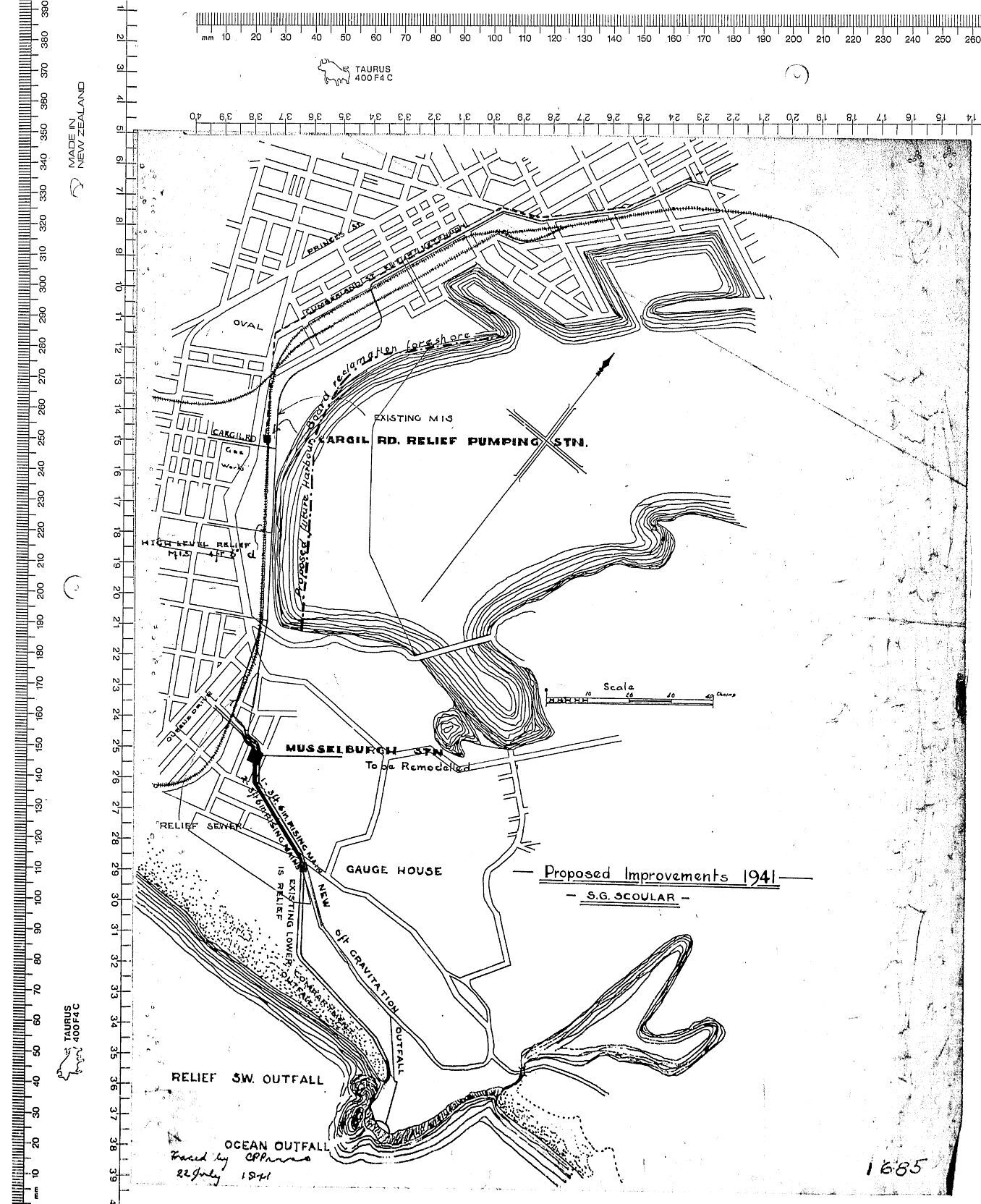 PROPOSED IMPROVEMENT 1941 &ndash; S.G. SCOULAR