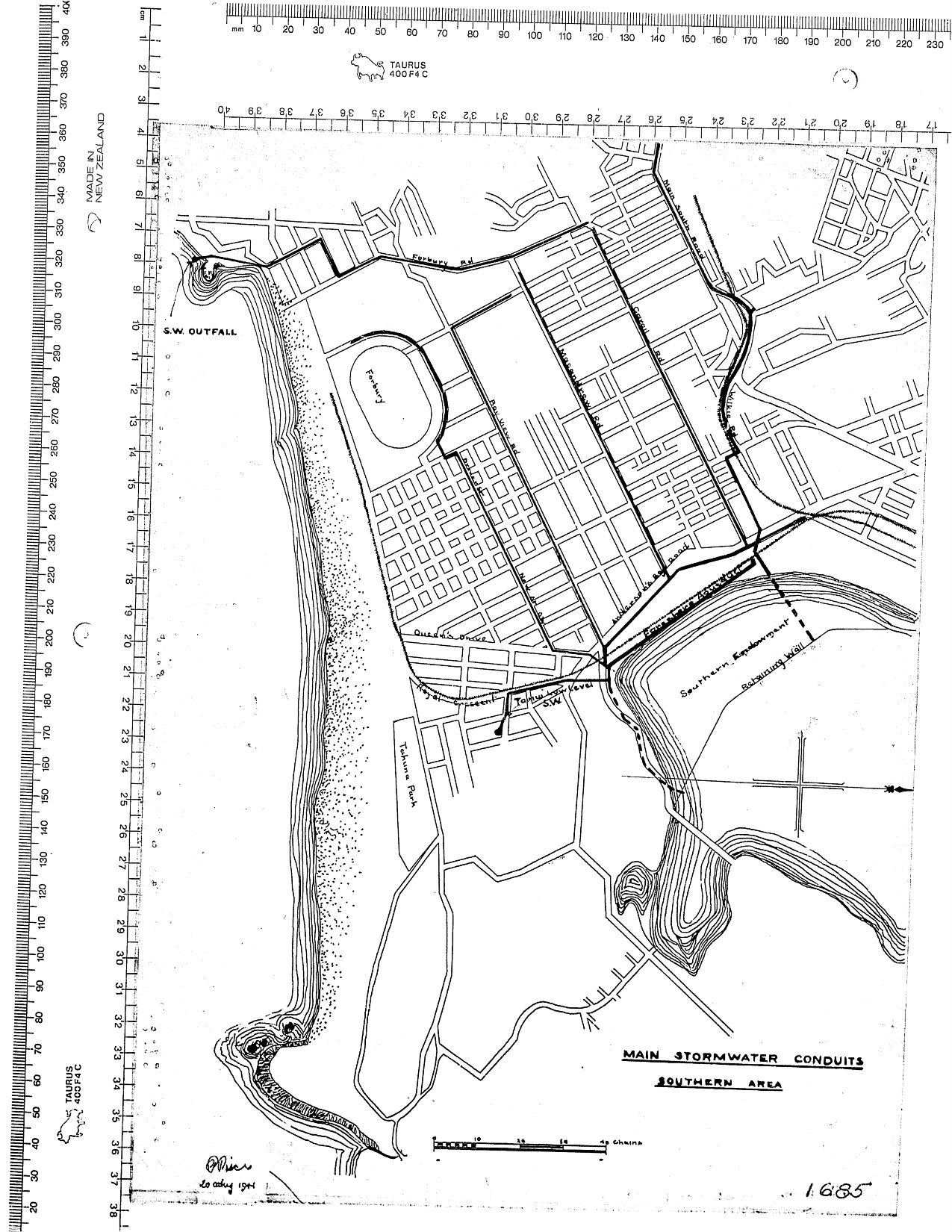 MAIN STORMWATER CONDUITS SOUTHERN AREA