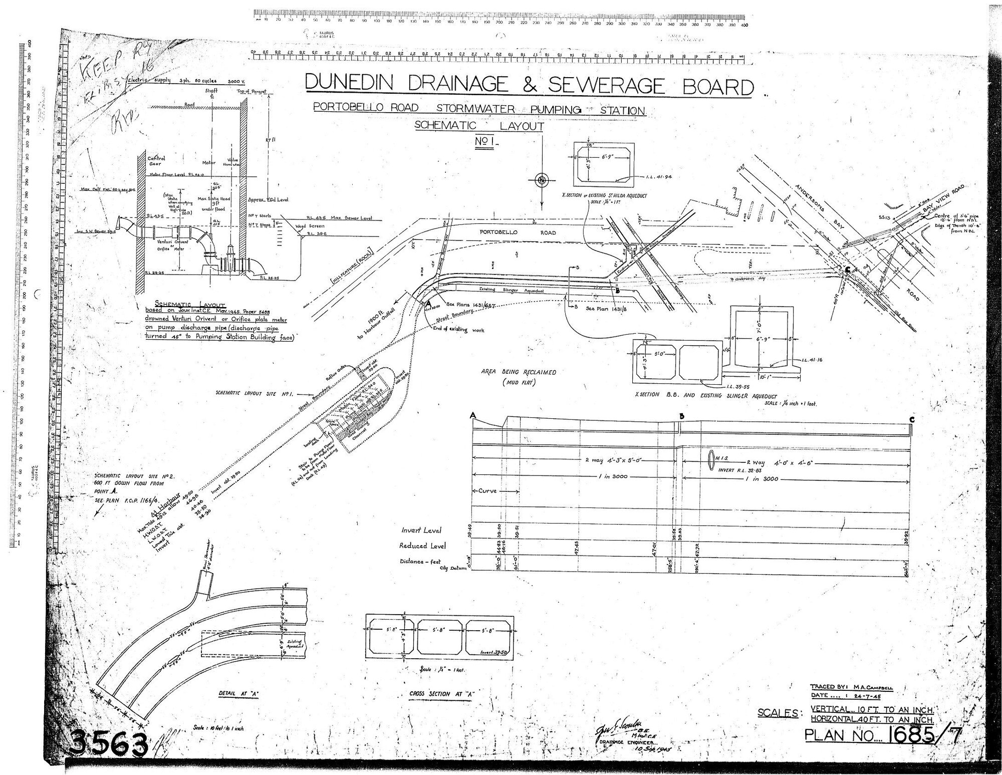 PORTOBELLO ROAD STORMWATER PUMPING STATION SCHEMATIC LAYOUT NO1