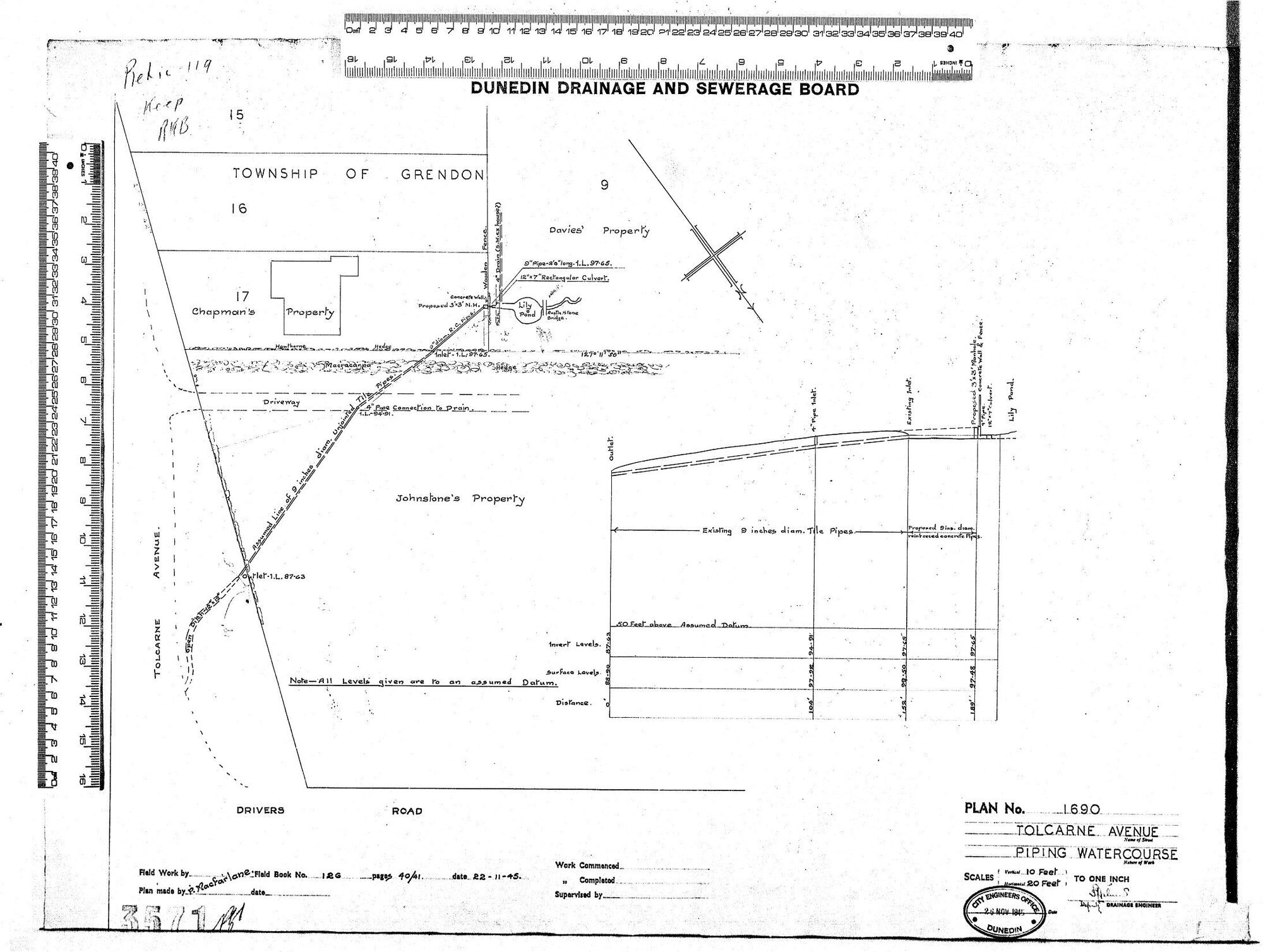 TOLCRANE AVENUE PIPING WATERCOURSE