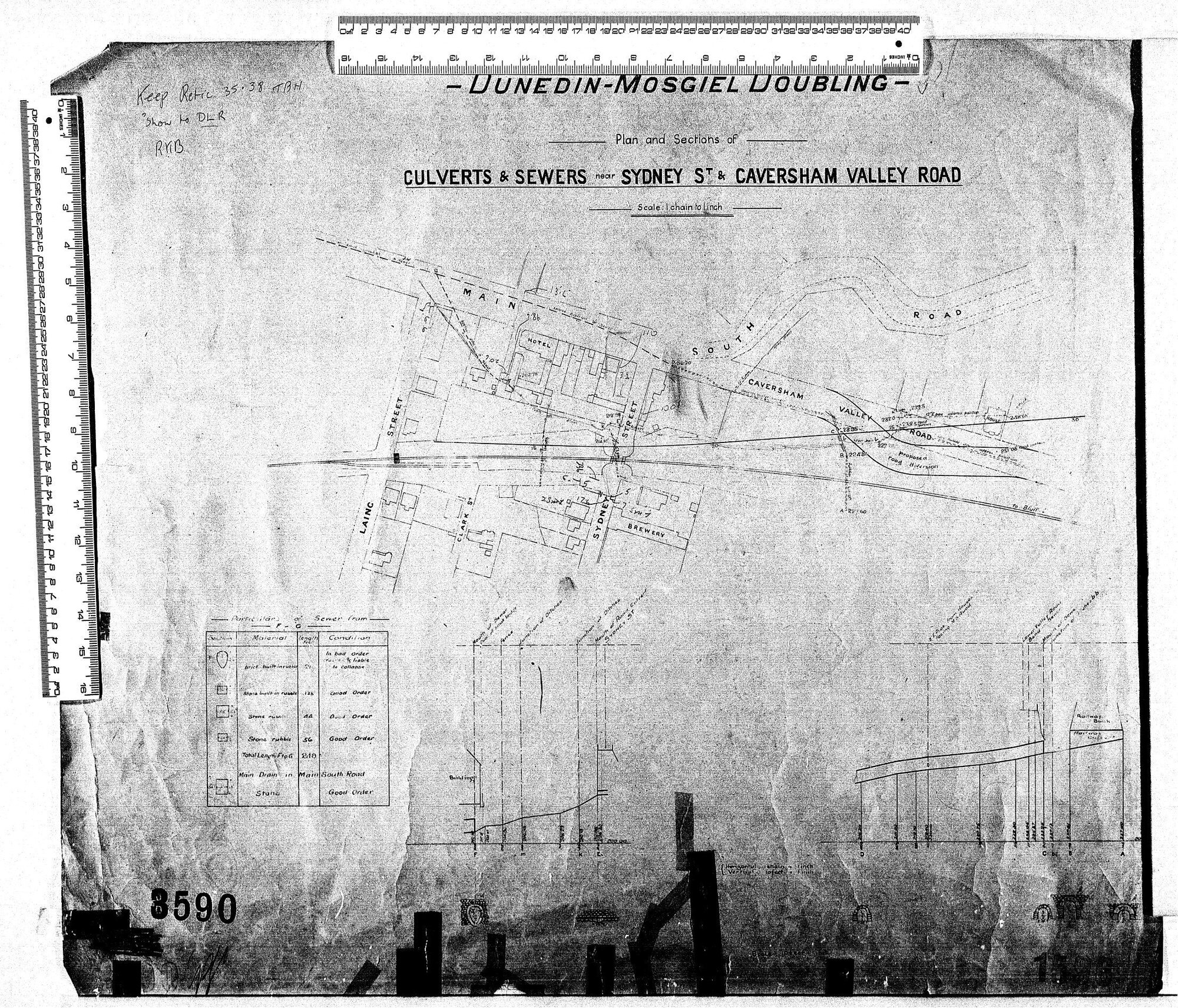CULVERTS &amp; SEWERS NEAR SYDNEY ST &amp; CAVERSHAM VALLEY ROAD