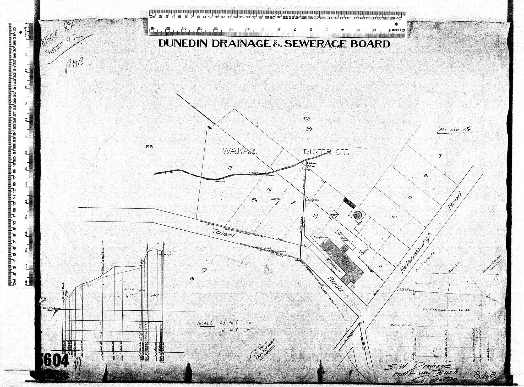 S.W. DRAINAGE HALF WAY BUSH SUBSTATION