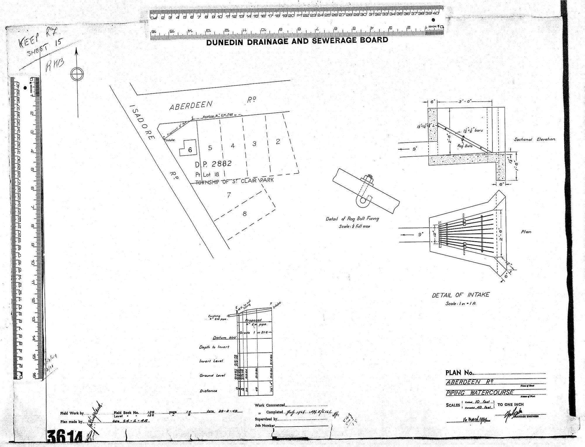 ABERDEEN ROAD PIPING WATERCOURSE