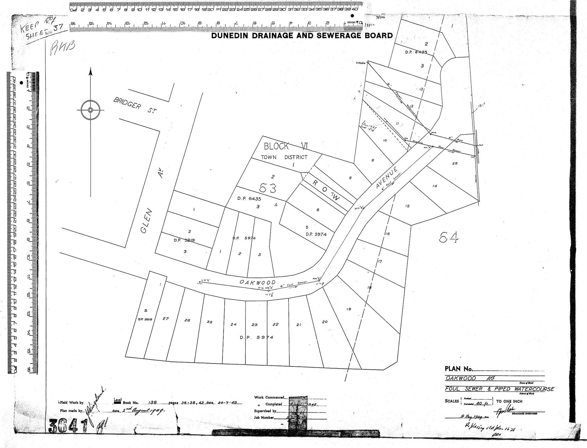 OAKWOOD AVENUE FOUL SEWER &amp; PIPED WATERCOURSE